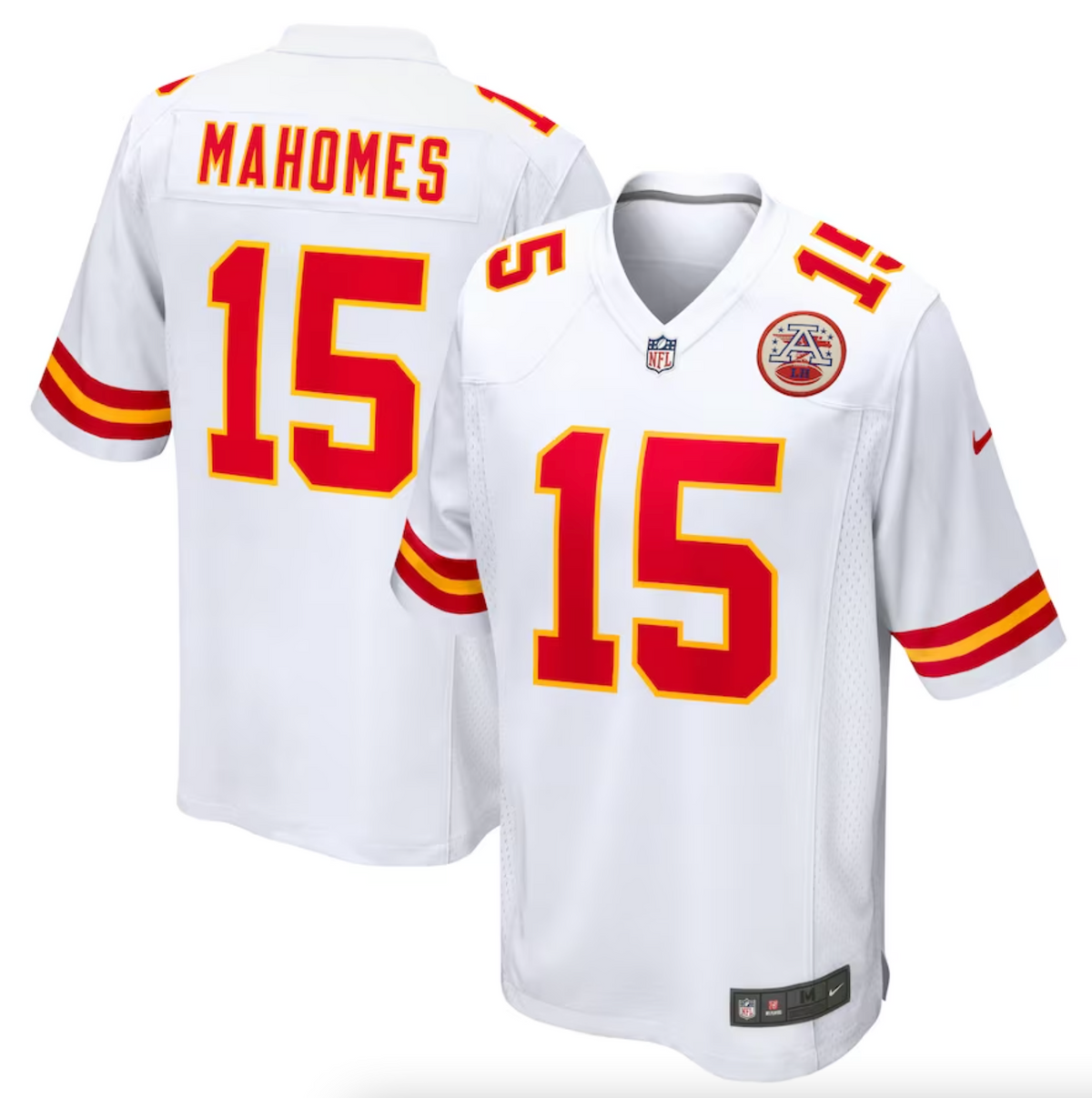 Men's Kansas City Chiefs Patrick Mahomes Nike White Game Jersey