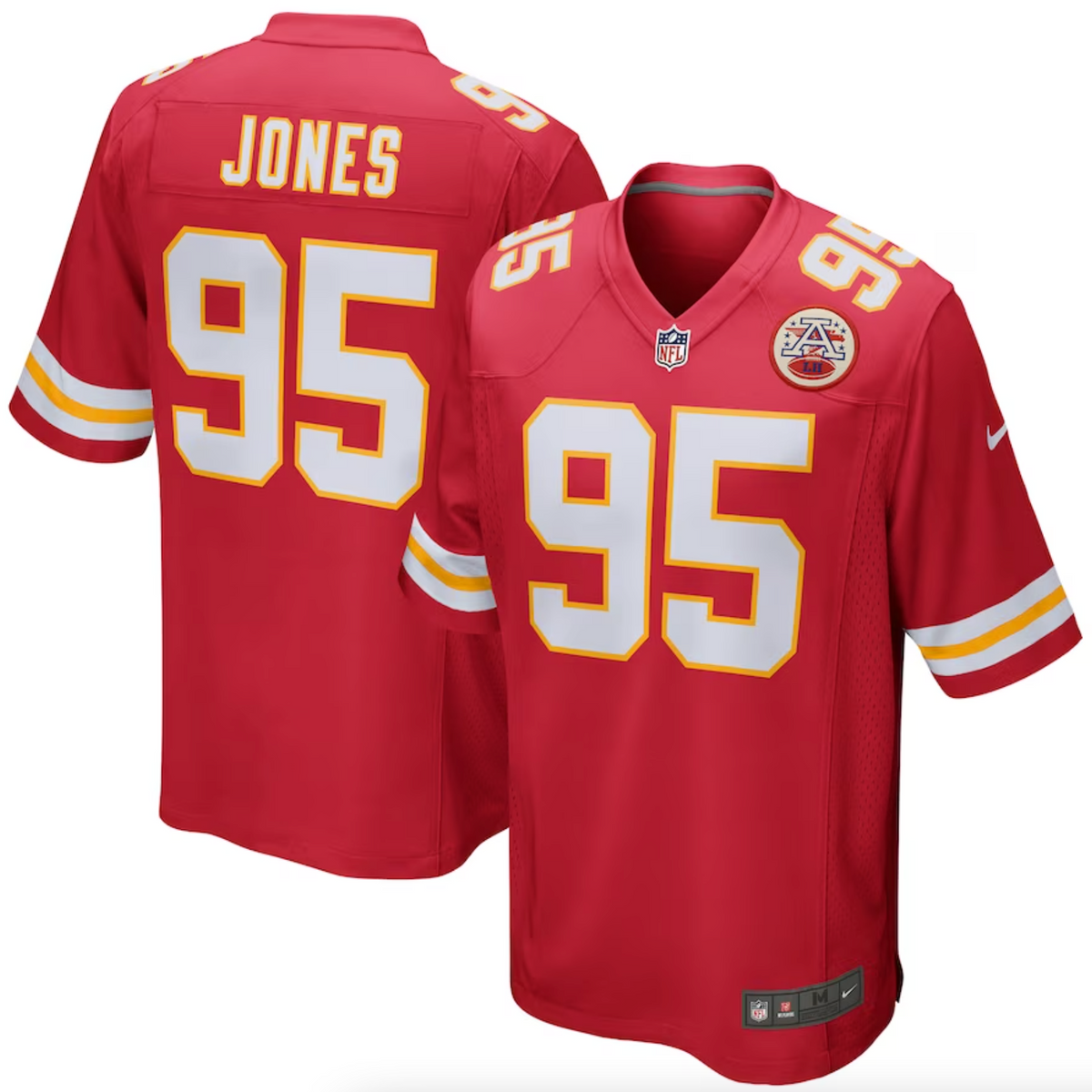 Men's Kansas City Chiefs Chris Jones Nike Red Game Jersey