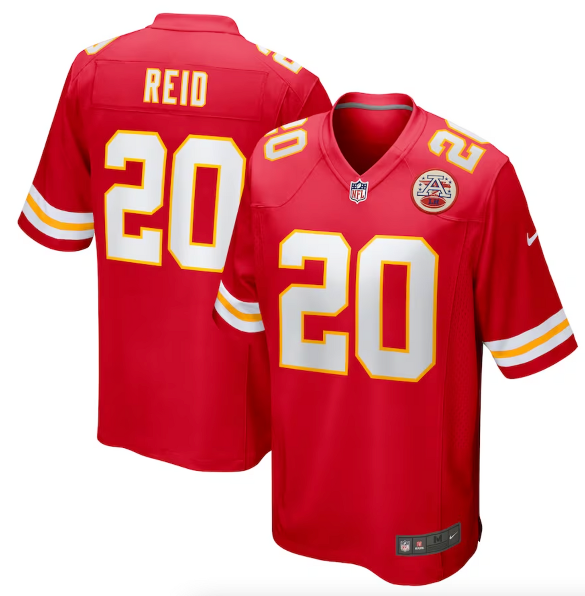 Men's Kansas City Chiefs Justin Reid Nike Red Game Jersey