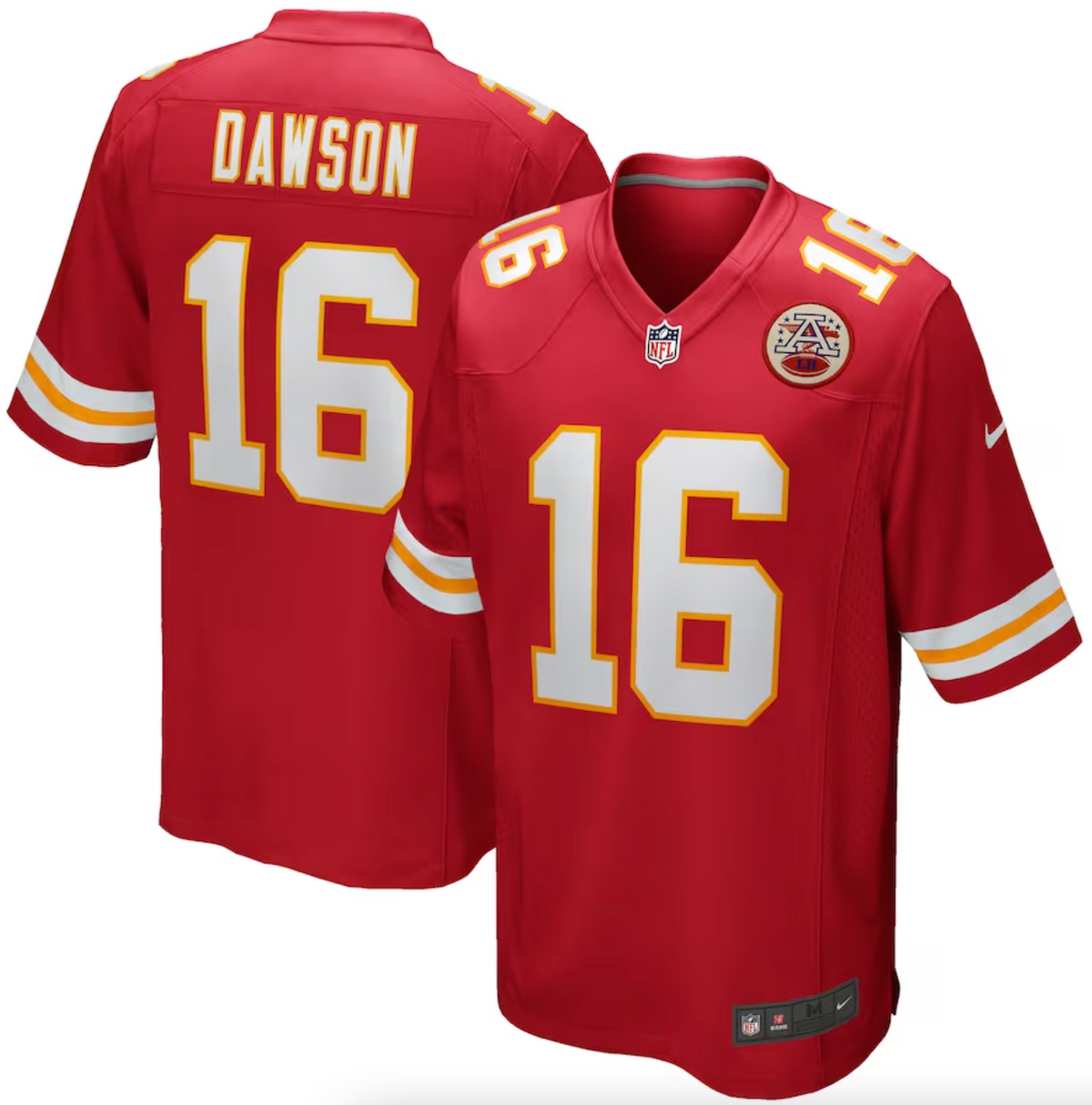 Men's Kansas City Chiefs Len Dawson Nike Red Game Retired Player Jersey