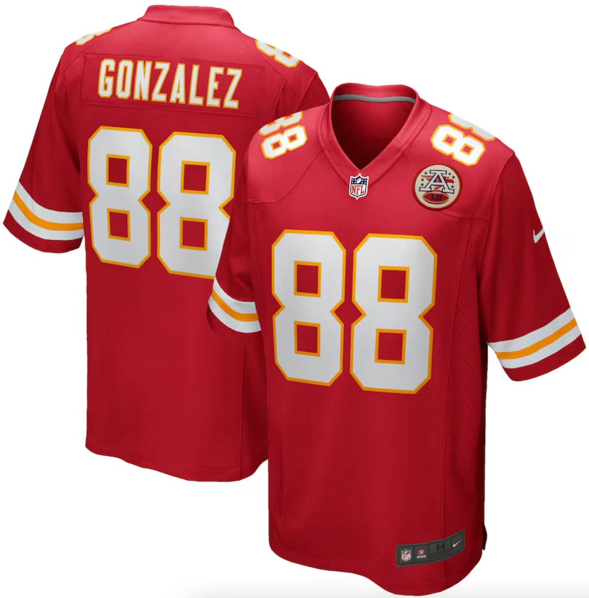 Men's Kansas City Chiefs Tony Gonzalez Nike Red Game Retired Player Jersey