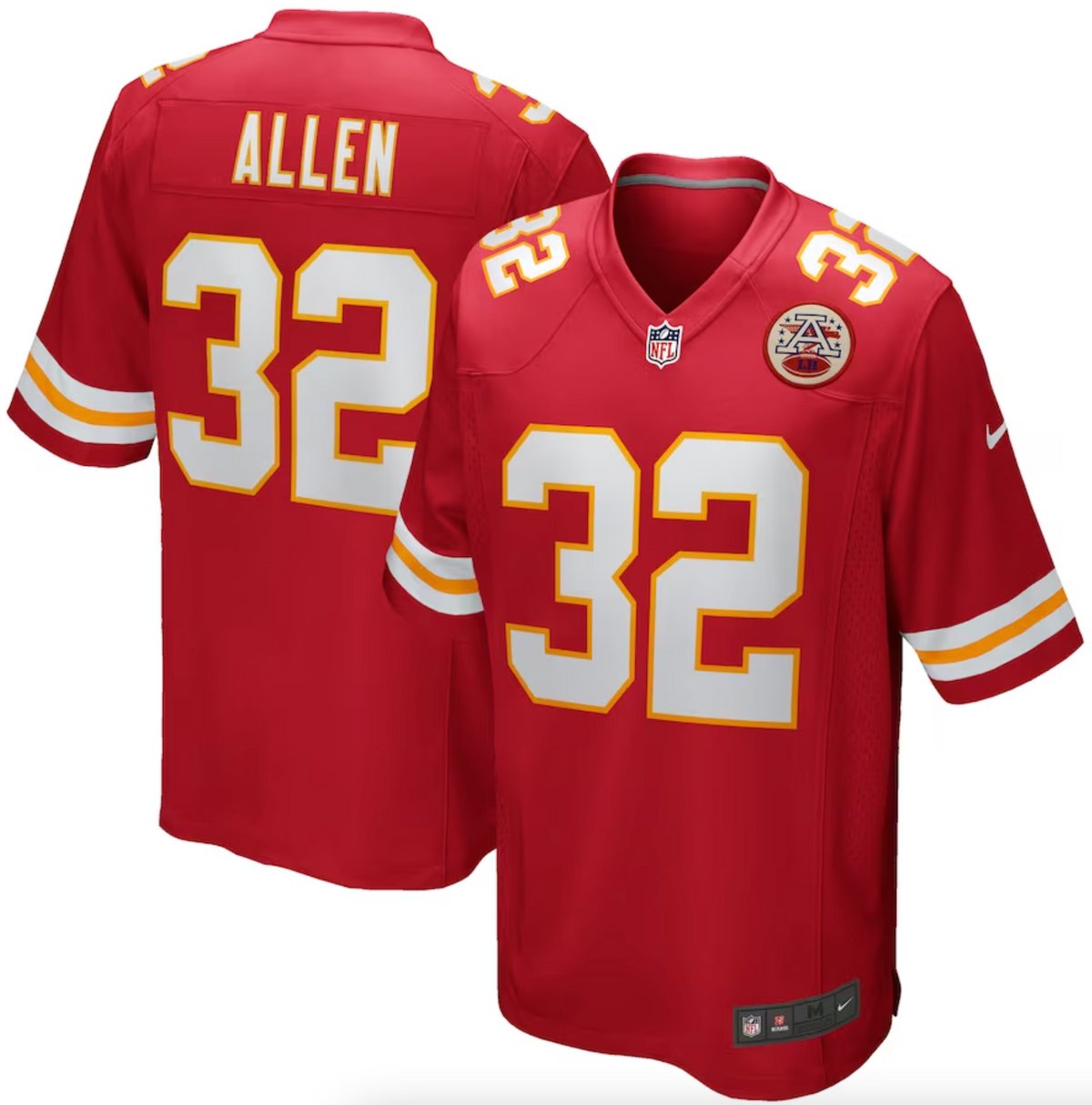 Men's Kansas City Chiefs Marcus Allen Nike Red Game Retired Player Jersey