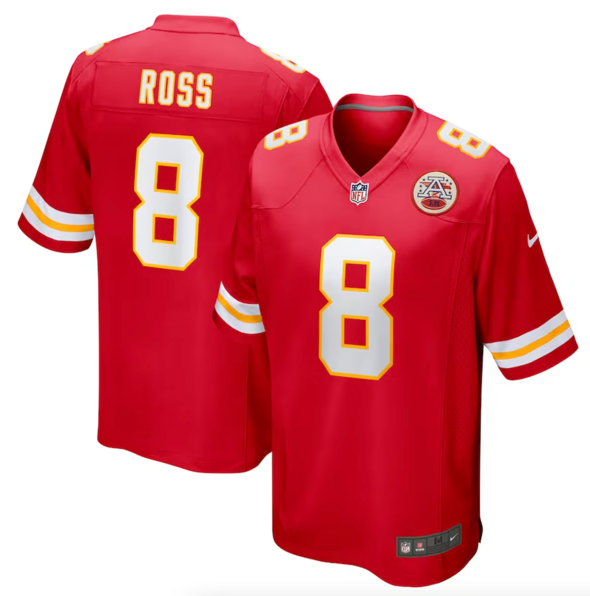 Men's Kansas City Chiefs Justyn Ross Nike Red Home Game Player Jersey