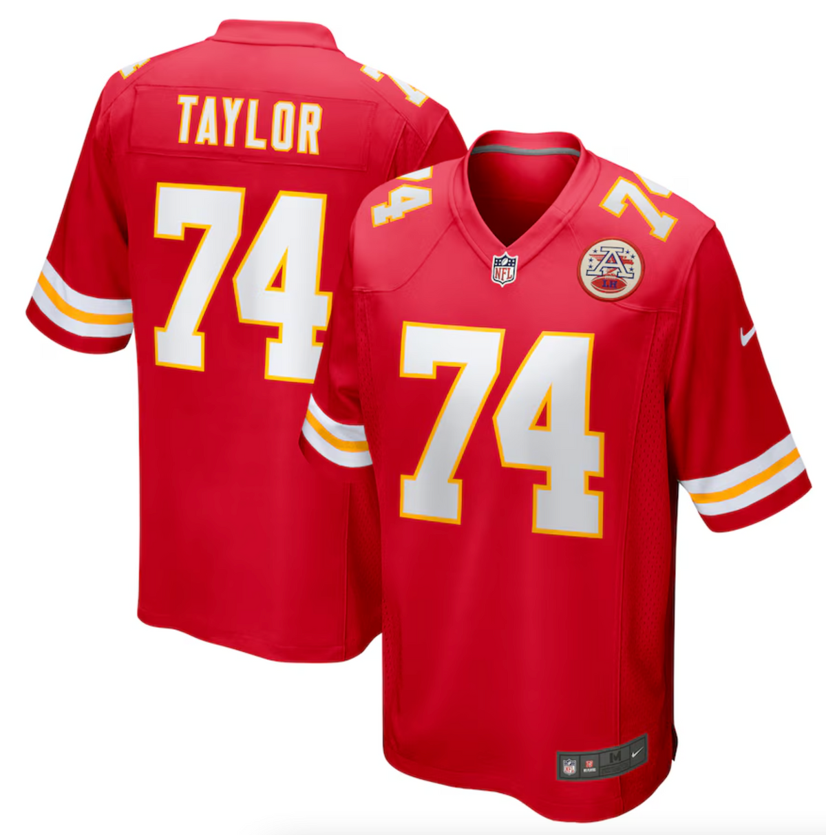 Men's Kansas City Chiefs Jawaan Taylor Nike Red Game Player Jersey