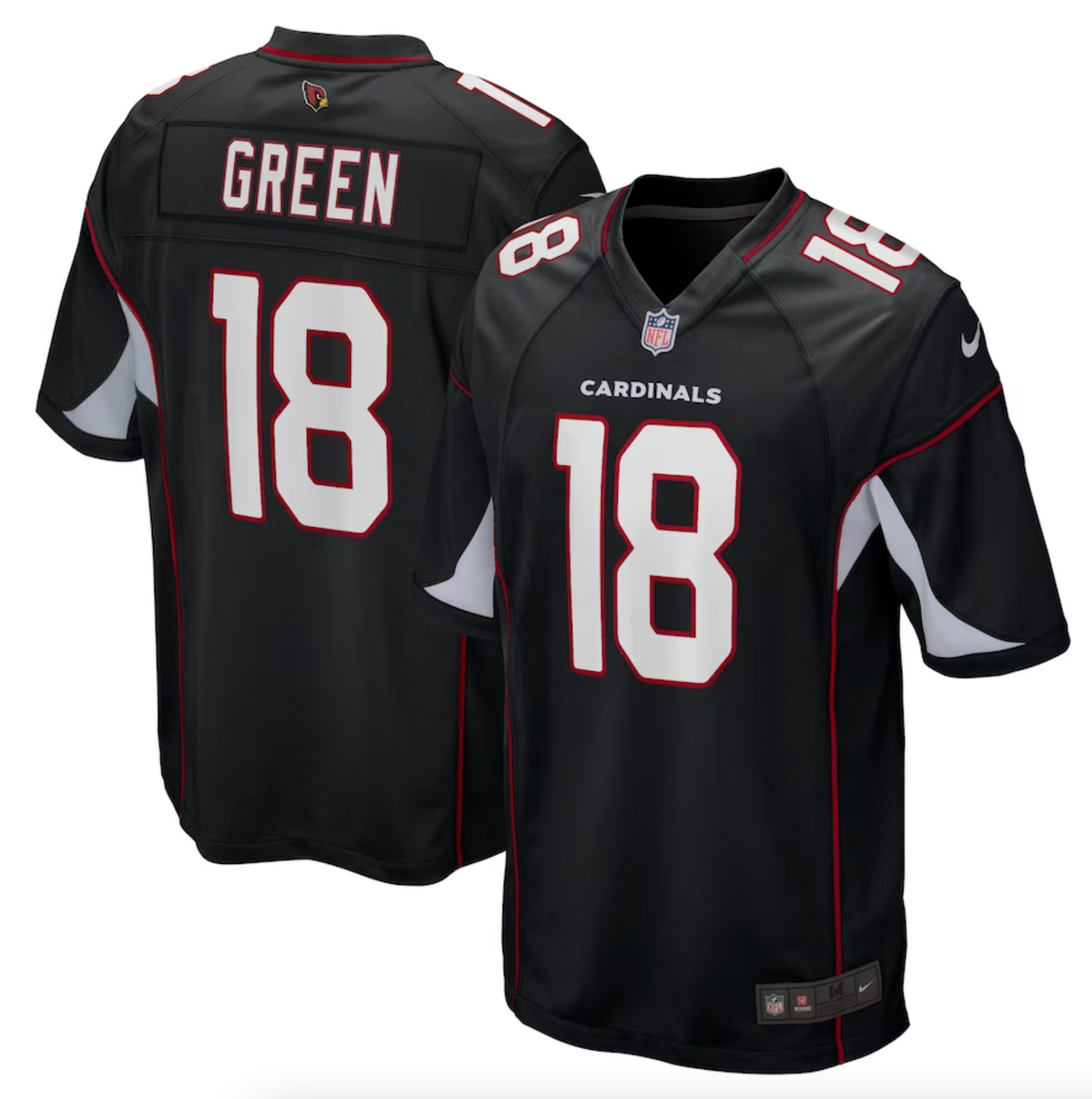 Men's Arizona Cardinals A.J. Green Nike Black Game Jersey