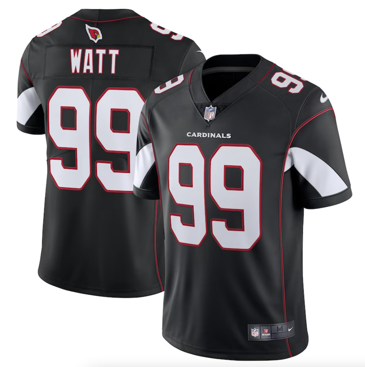 Men's Arizona Cardinals J.J. Watt Nike Black Vapor Limited Jersey