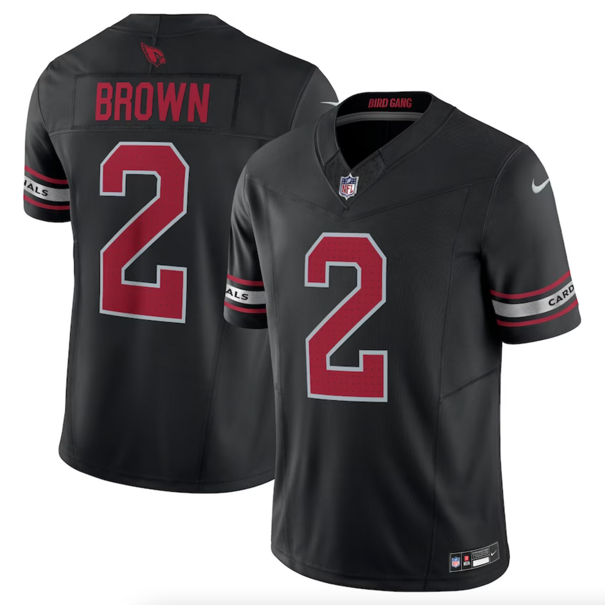 Men's Arizona Cardinals Marquise Brown Nike Black Vapor F.U.S.E. Limited Jersey