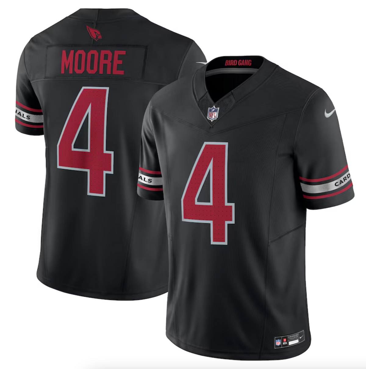 Men's Arizona Cardinals Rondale Moore Nike Black Vapor F.U.S.E. Limited Jersey