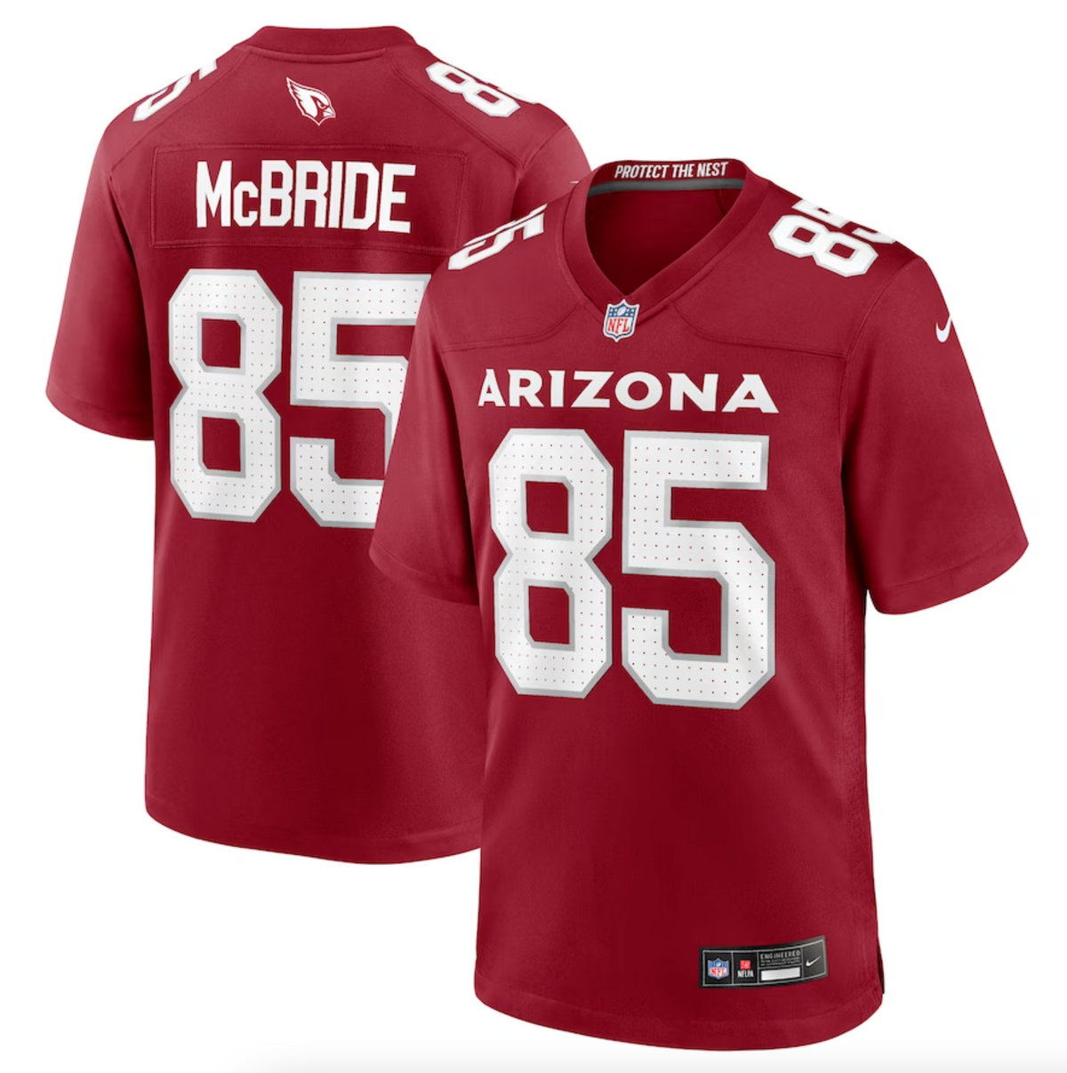 Men's Arizona Cardinals Trey McBride Nike Cardinal Game Jersey