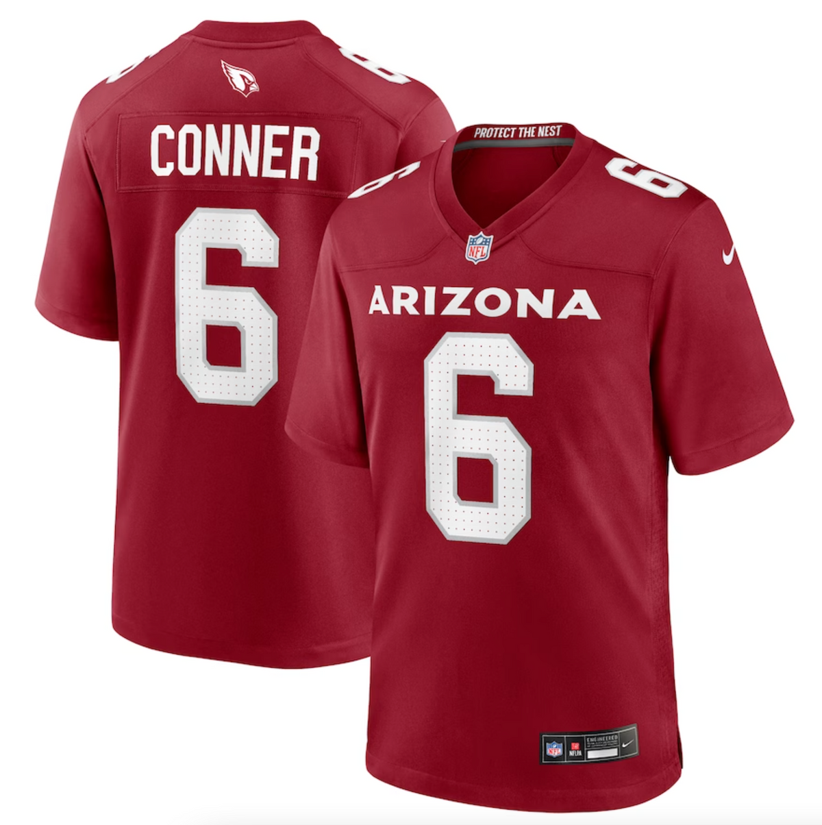 Men's Arizona Cardinals James Conner Nike Cardinal Home Game Jersey