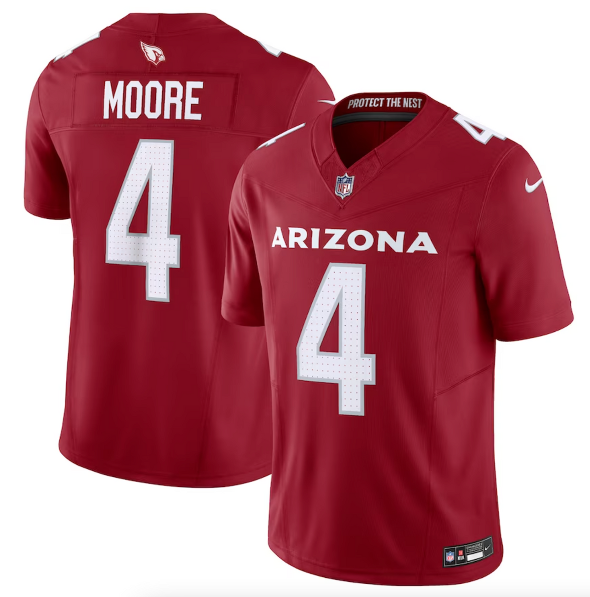 Men's Arizona Cardinals Rondale Moore Nike Cardinal Vapor F.U.S.E. Limited Jersey