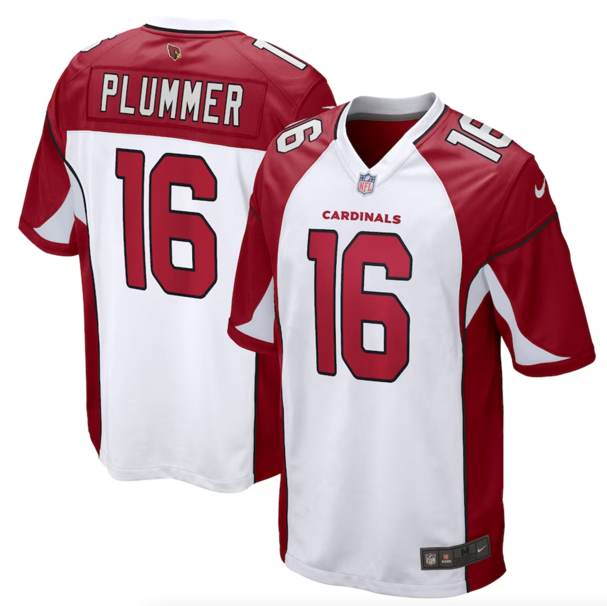 Men's Arizona Cardinals Jake Plummer Nike White Retired Player Game Jersey