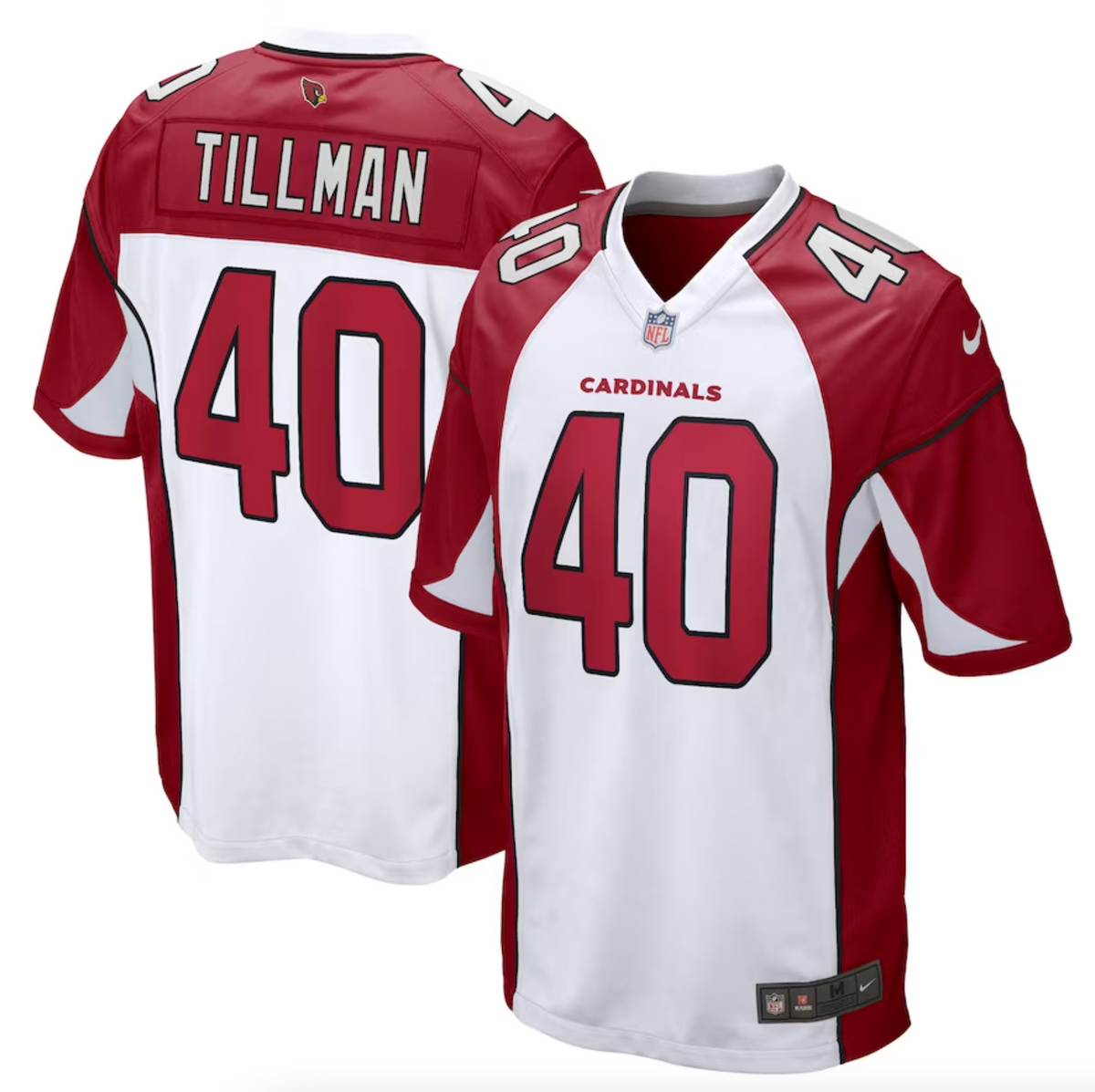 Men's Arizona Cardinals Pat Tillman Nike White Retired Player Game Jersey