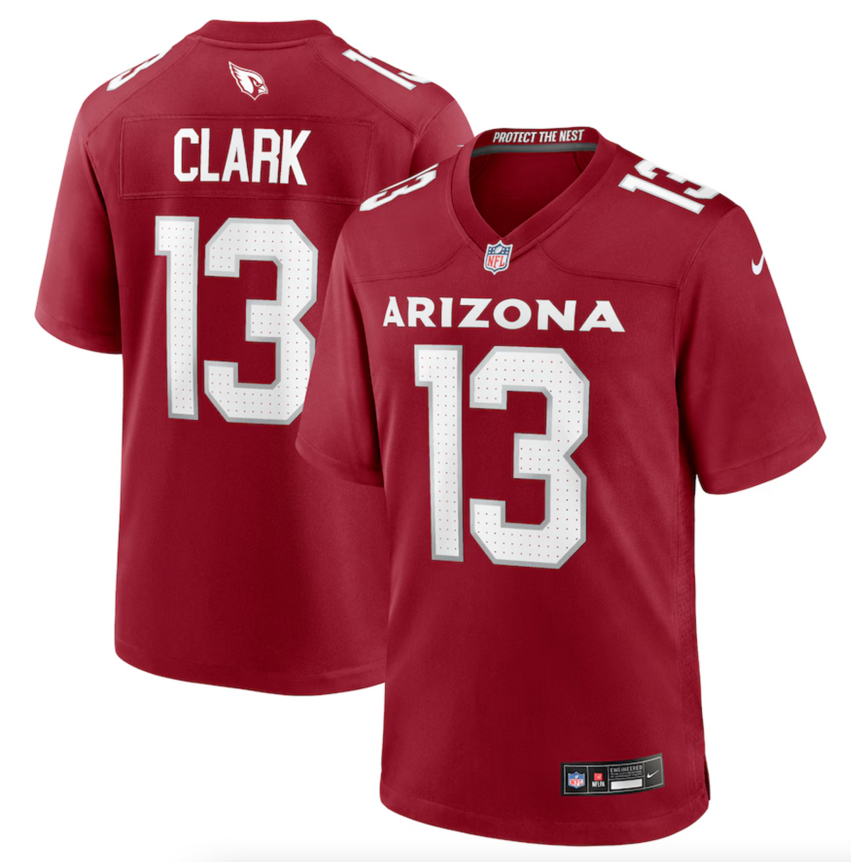 Men's Arizona Cardinals Kei'Trel Clark Nike Cardinal Game Jersey