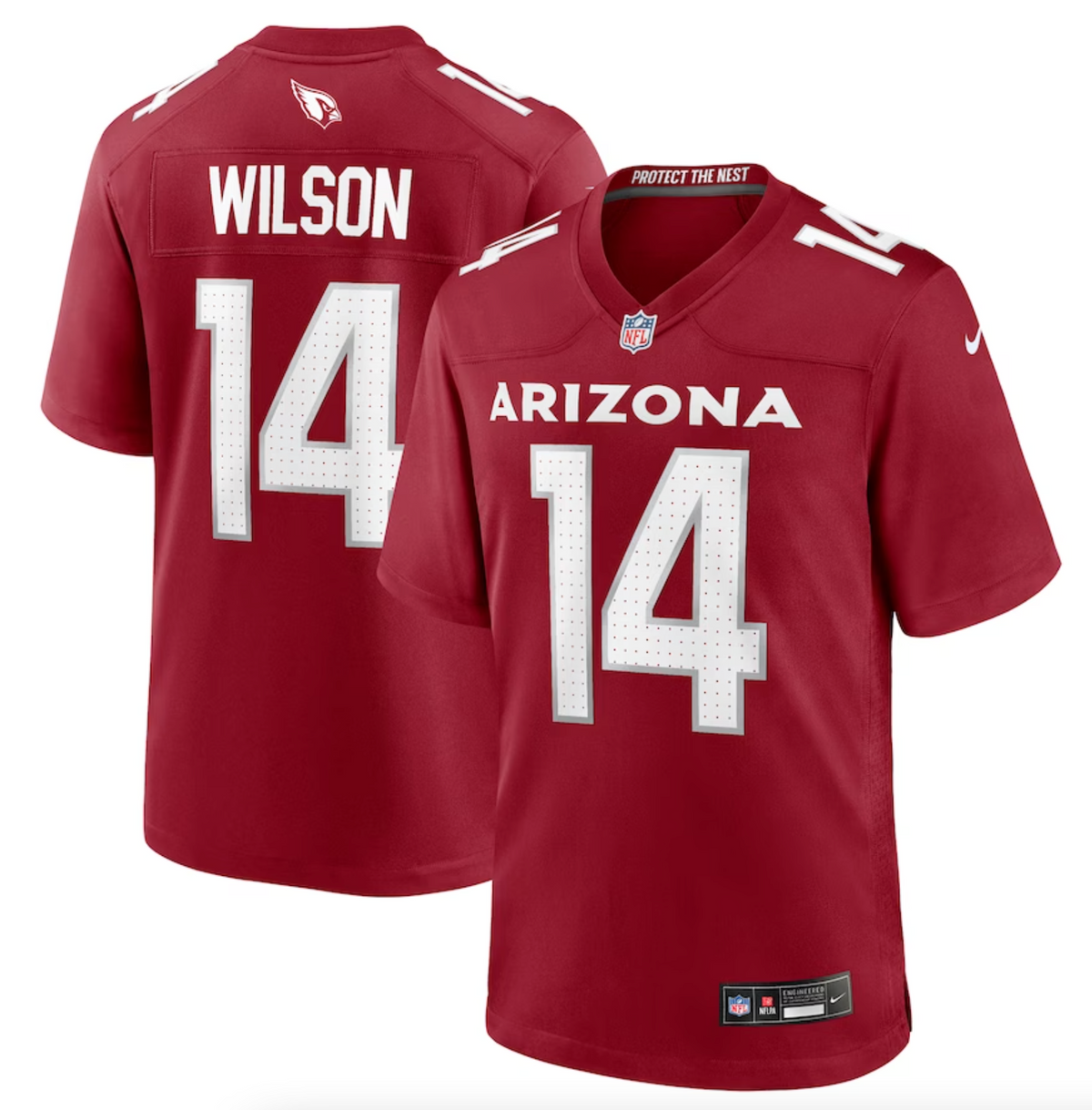 Men's Arizona Cardinals Michael Wilson Nike Cardinal Team Game Jersey