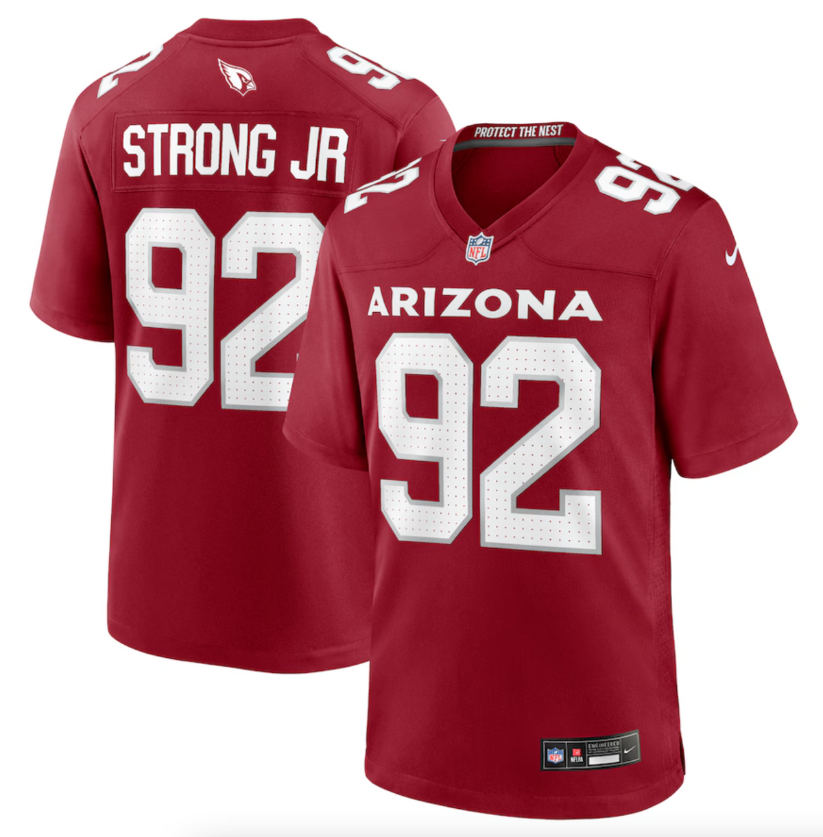 Men's Arizona Cardinals Kevin Strong Nike Cardinal Game Player Jersey