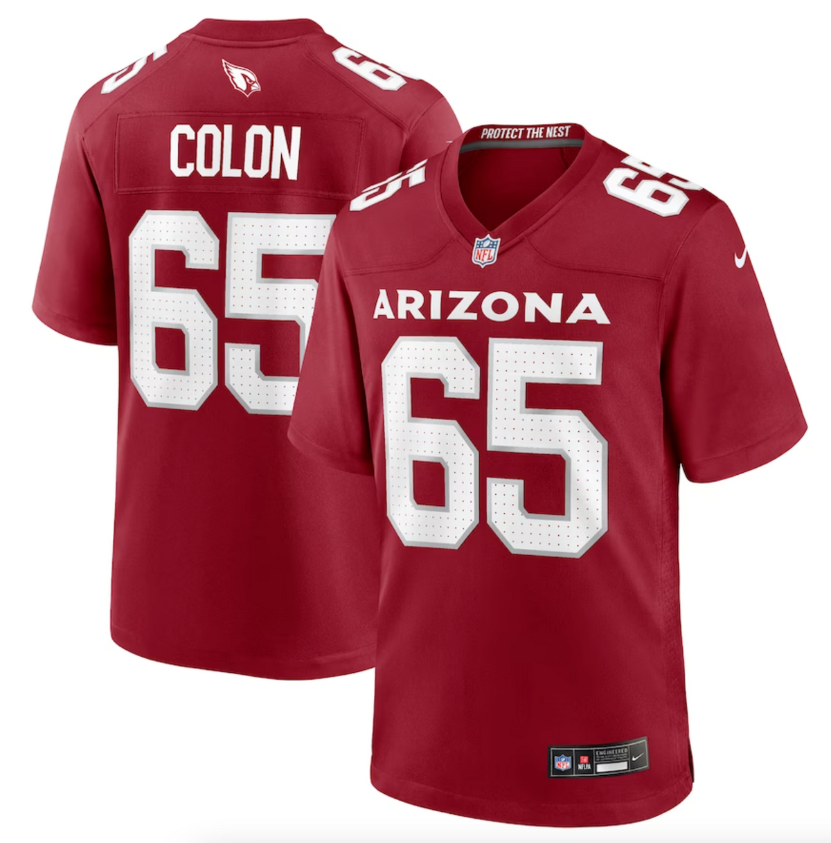 Men's Arizona Cardinals Trystan Colon Nike Cardinal Team Game Jersey