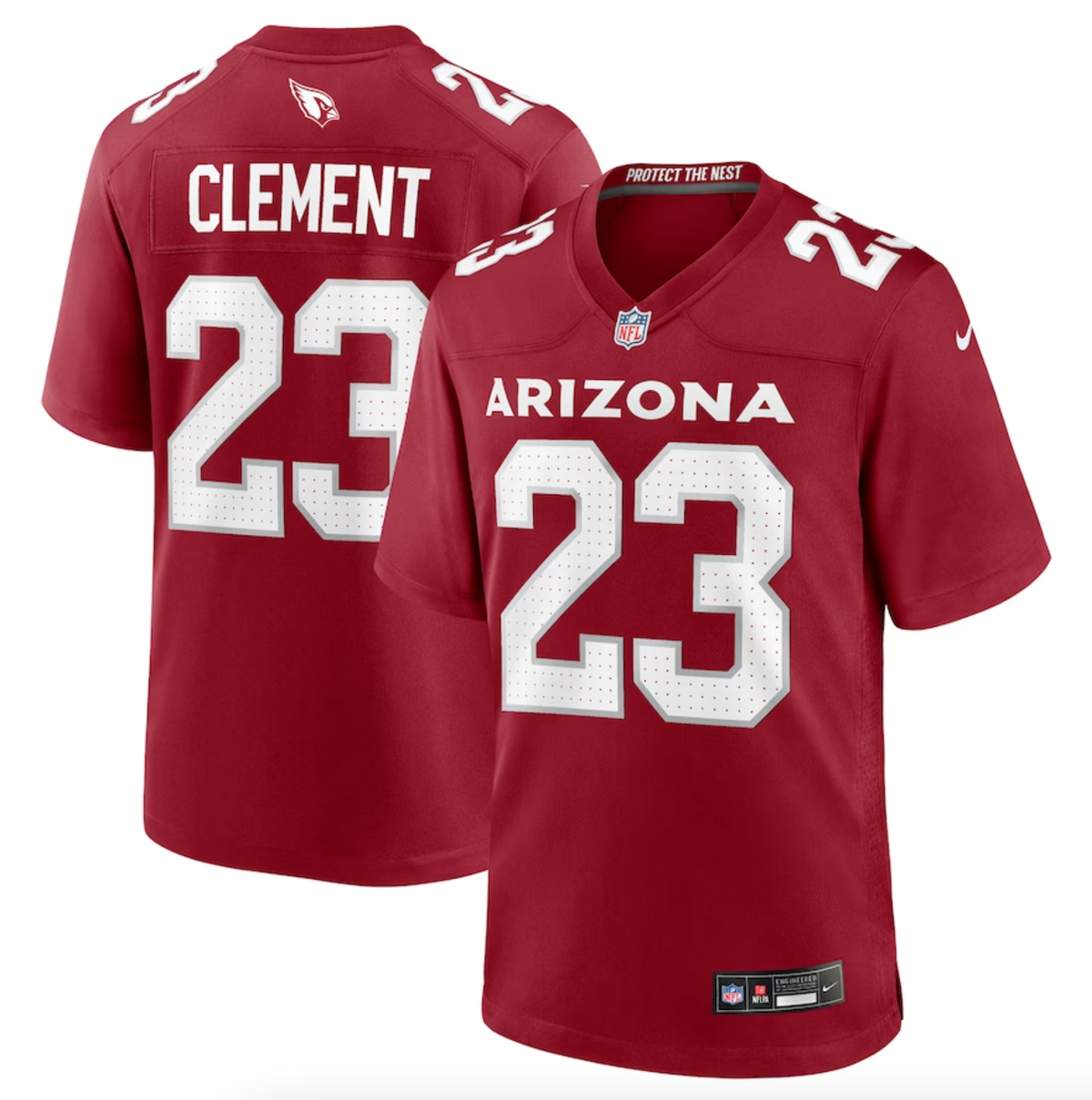 Men's Arizona Cardinals Corey Clement Nike Cardinal Team Game Jersey