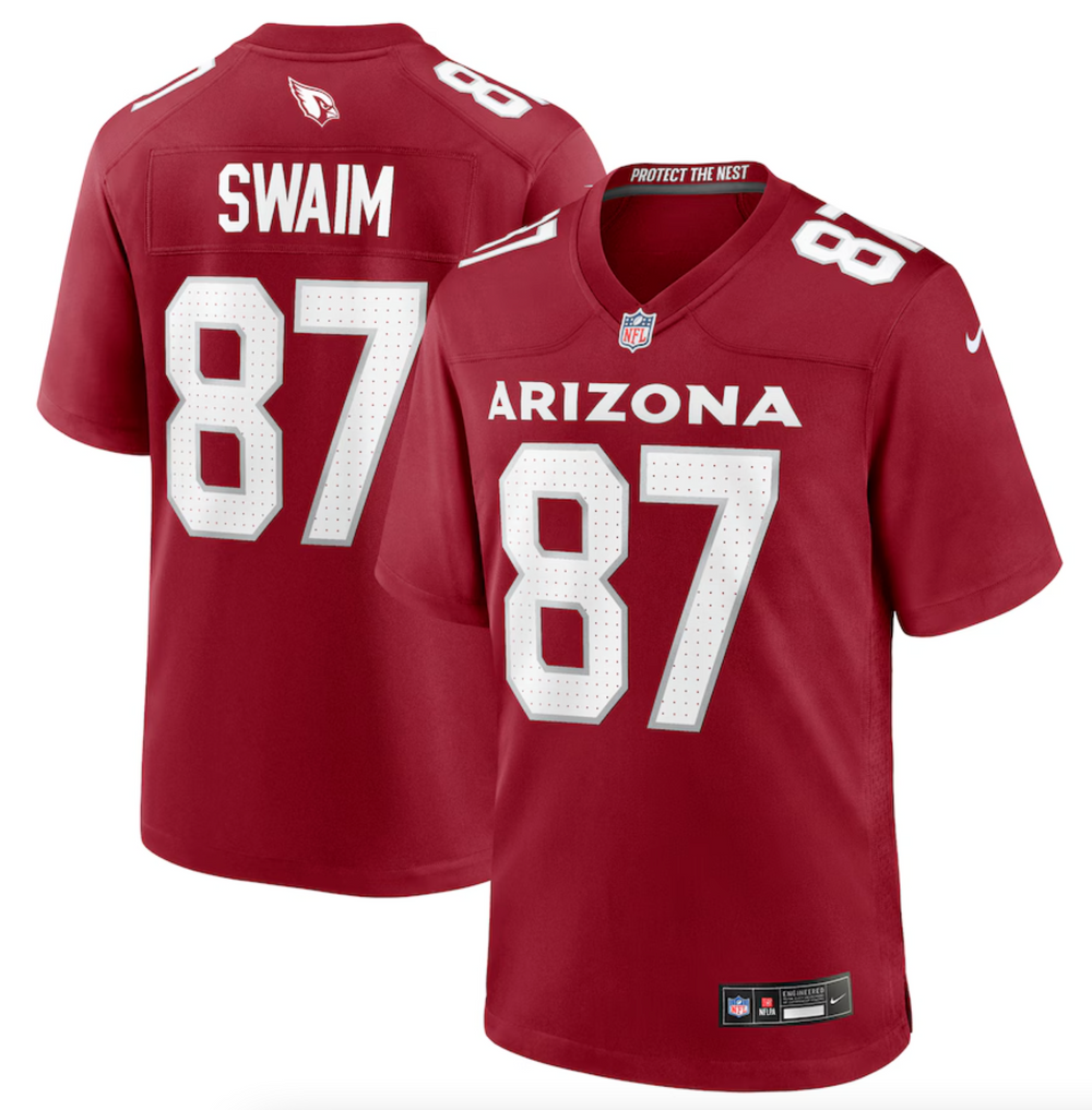 Men's Arizona Cardinals Geoff Swaim Nike Cardinal Team Game Jersey