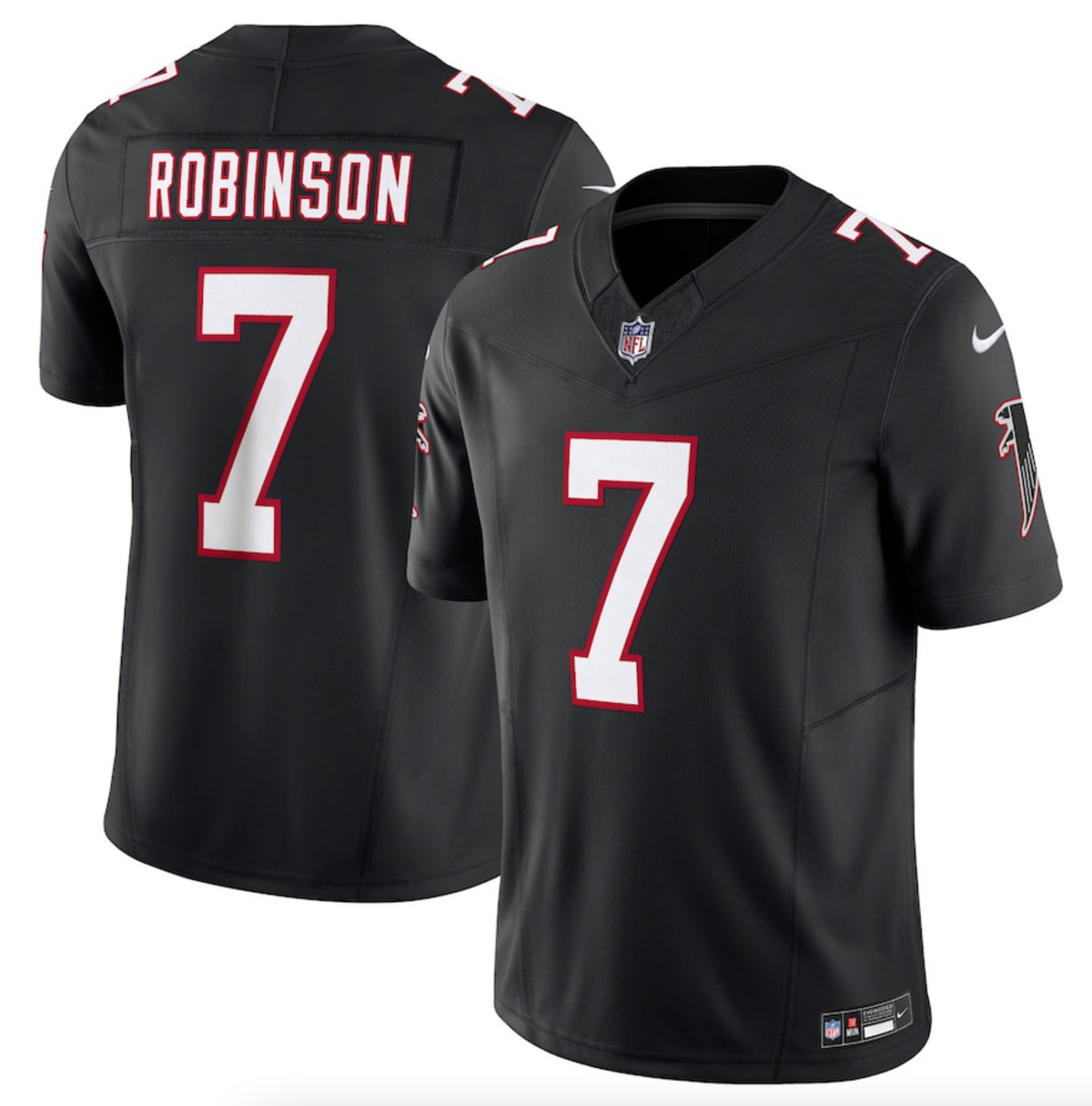 Men's Atlanta Falcons Bijan Robinson Nike Black Alternate Vapor F.U.S.E. Limited Jersey