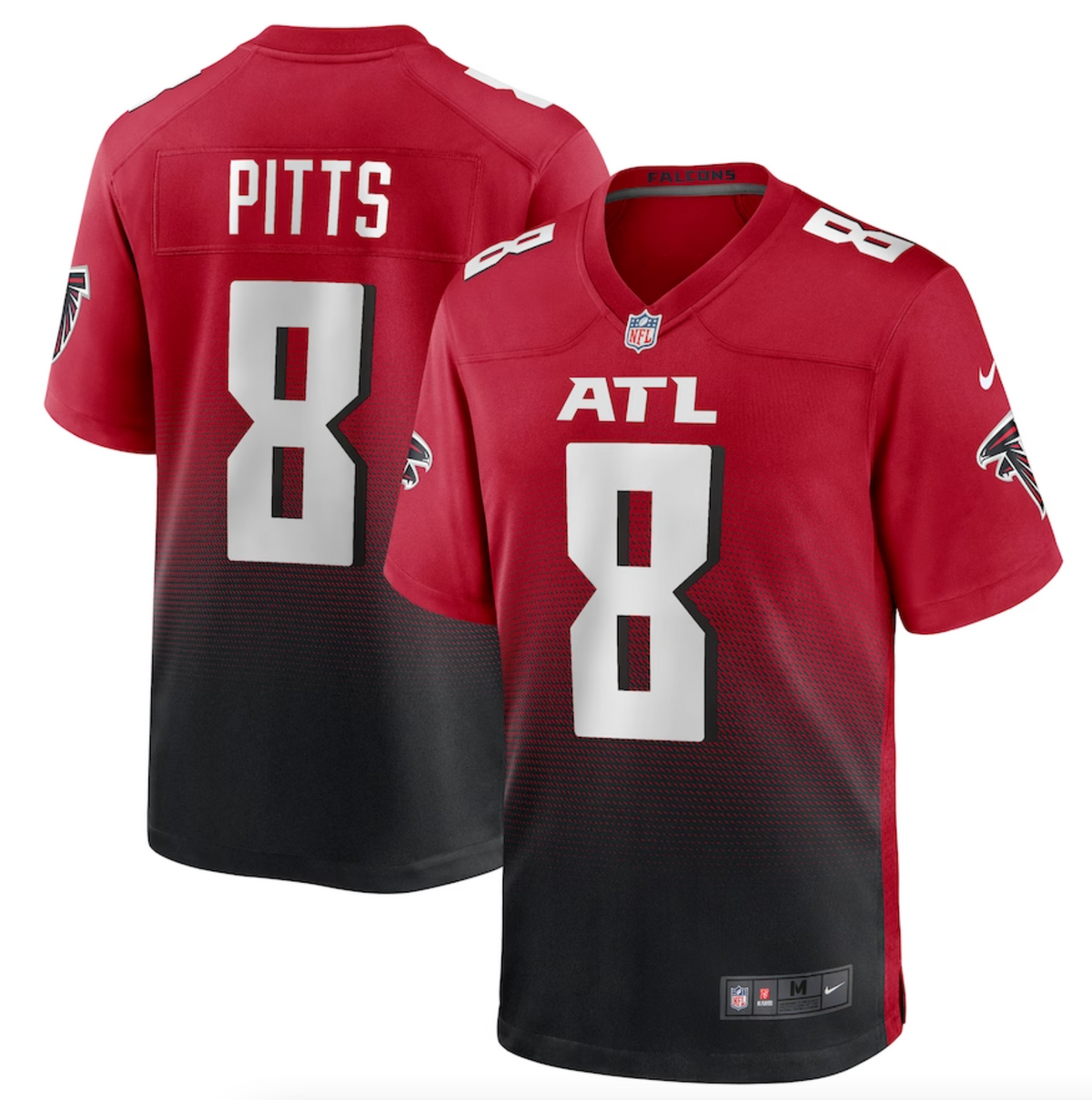 Men's Atlanta Falcons Kyle Pitts Nike Red Alternate Game Jersey