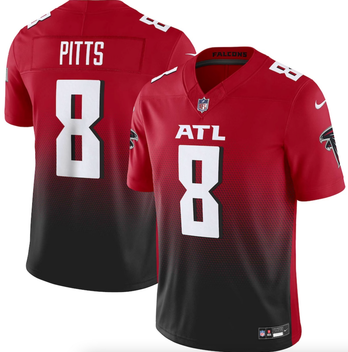 Men's Atlanta Falcons Kyle Pitts Nike Red Vapor F.U.S.E. Limited Jersey