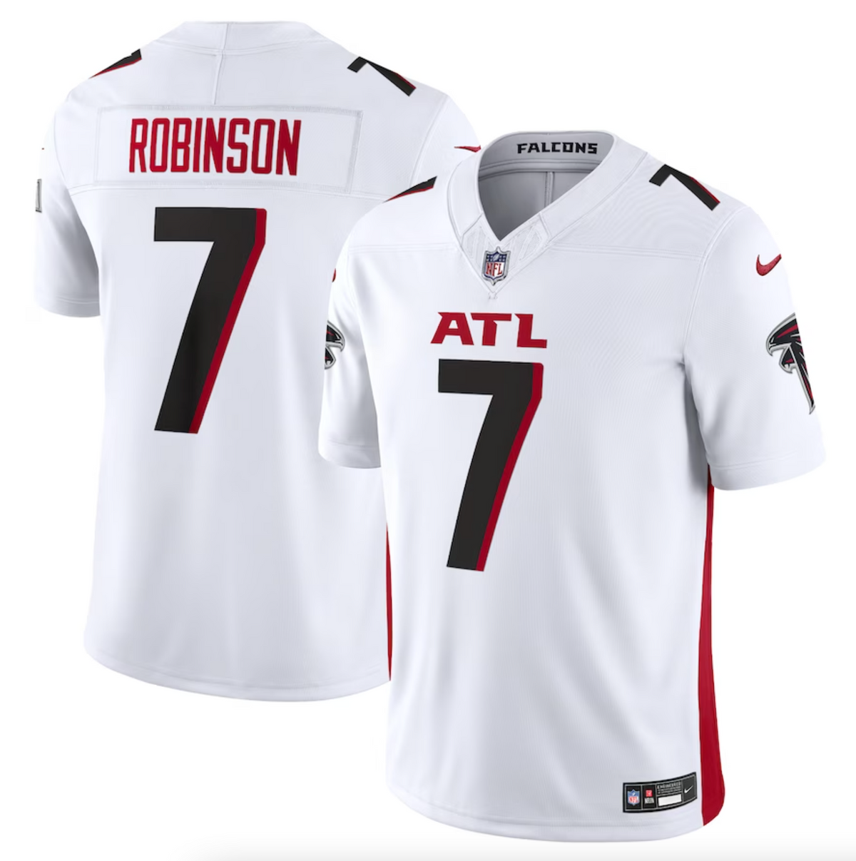 Men's Atlanta Falcons Bijan Robinson Nike White Vapor F.U.S.E. Limited Jersey