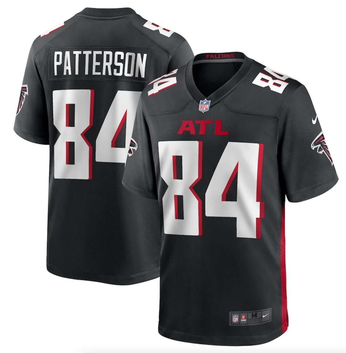 Men's Atlanta Falcons Cordarrelle Patterson Nike Black Game Player Jersey