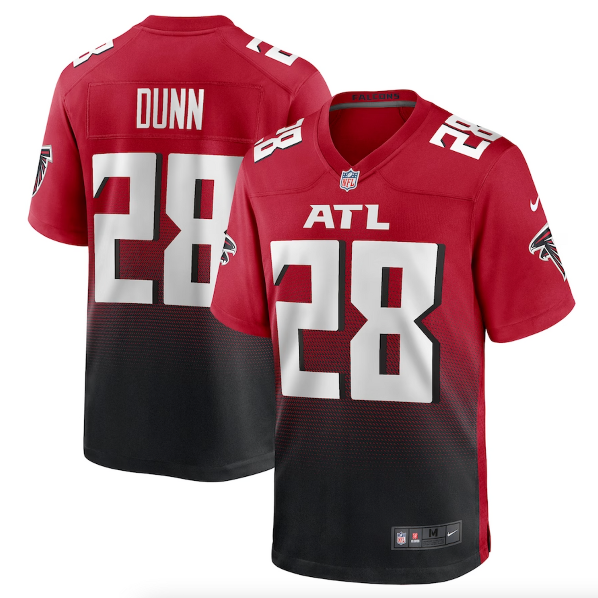 Men's Atlanta Falcons Warrick Dunn Nike Red Retired Player Alternate Game Jersey