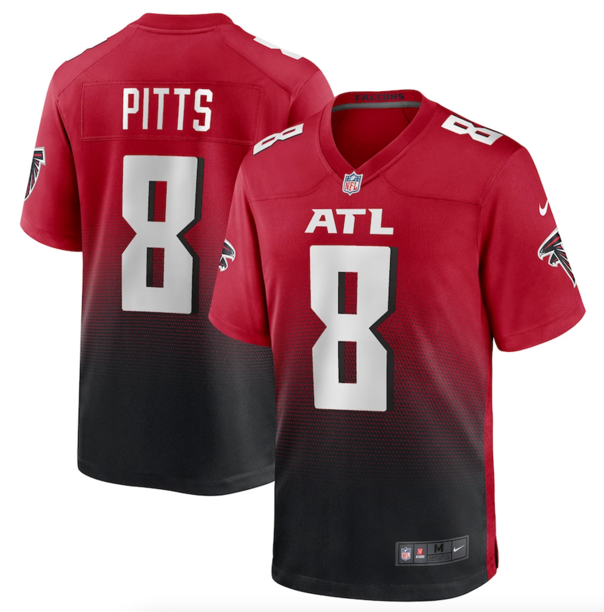 Men's Atlanta Falcons Kyle Pitts Nike Red Alternate Game Jersey