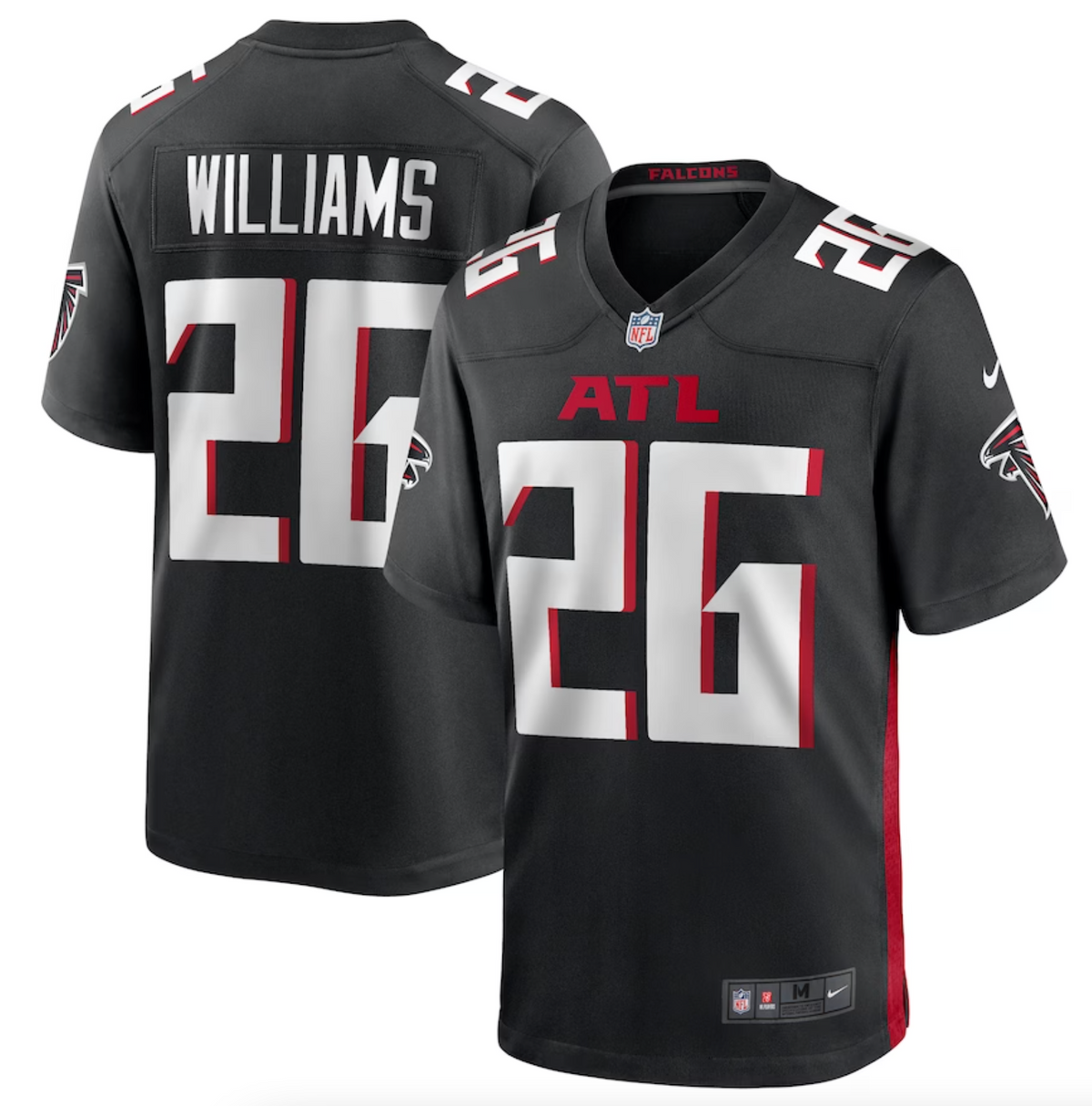 Men's Atlanta Falcons Avery Williams Nike Black Game Jersey