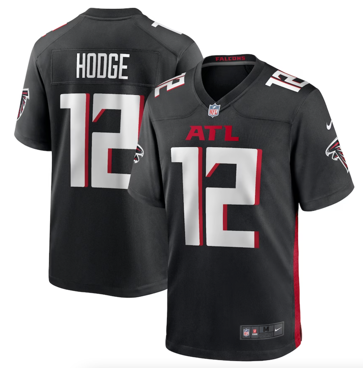 Men's Atlanta Falcons KhaDarel Hodge Nike Black Game Jersey