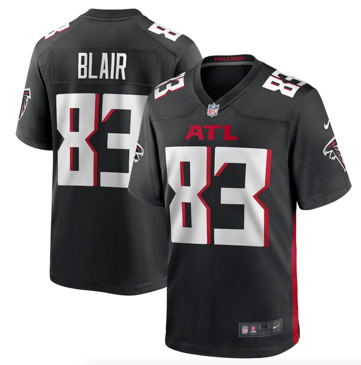 Men's Atlanta Falcons Chris Blair Nike Black Game Jersey