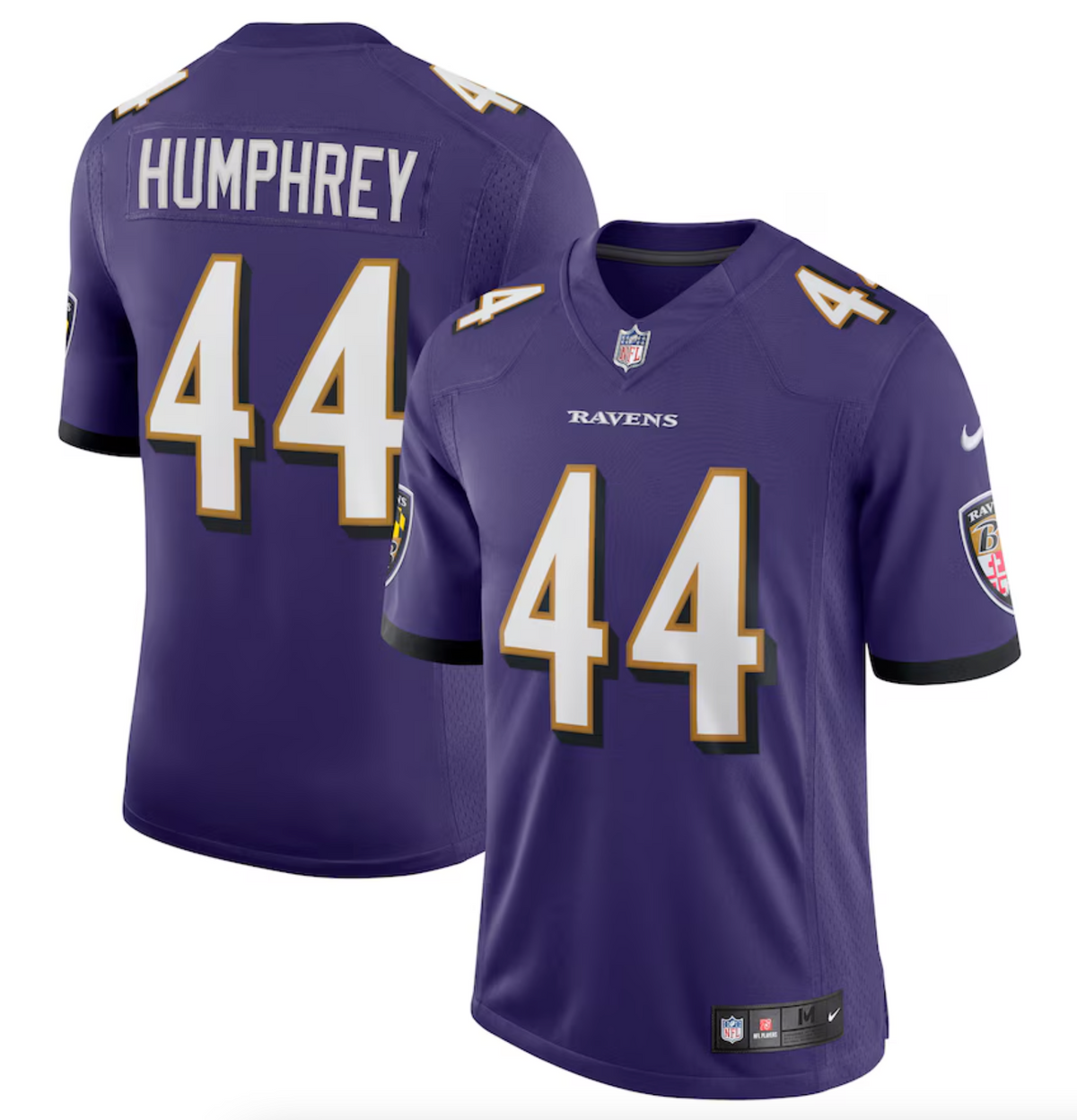 Men's Baltimore Ravens Marlon Humphrey Nike Purple Vapor Limited Jersey