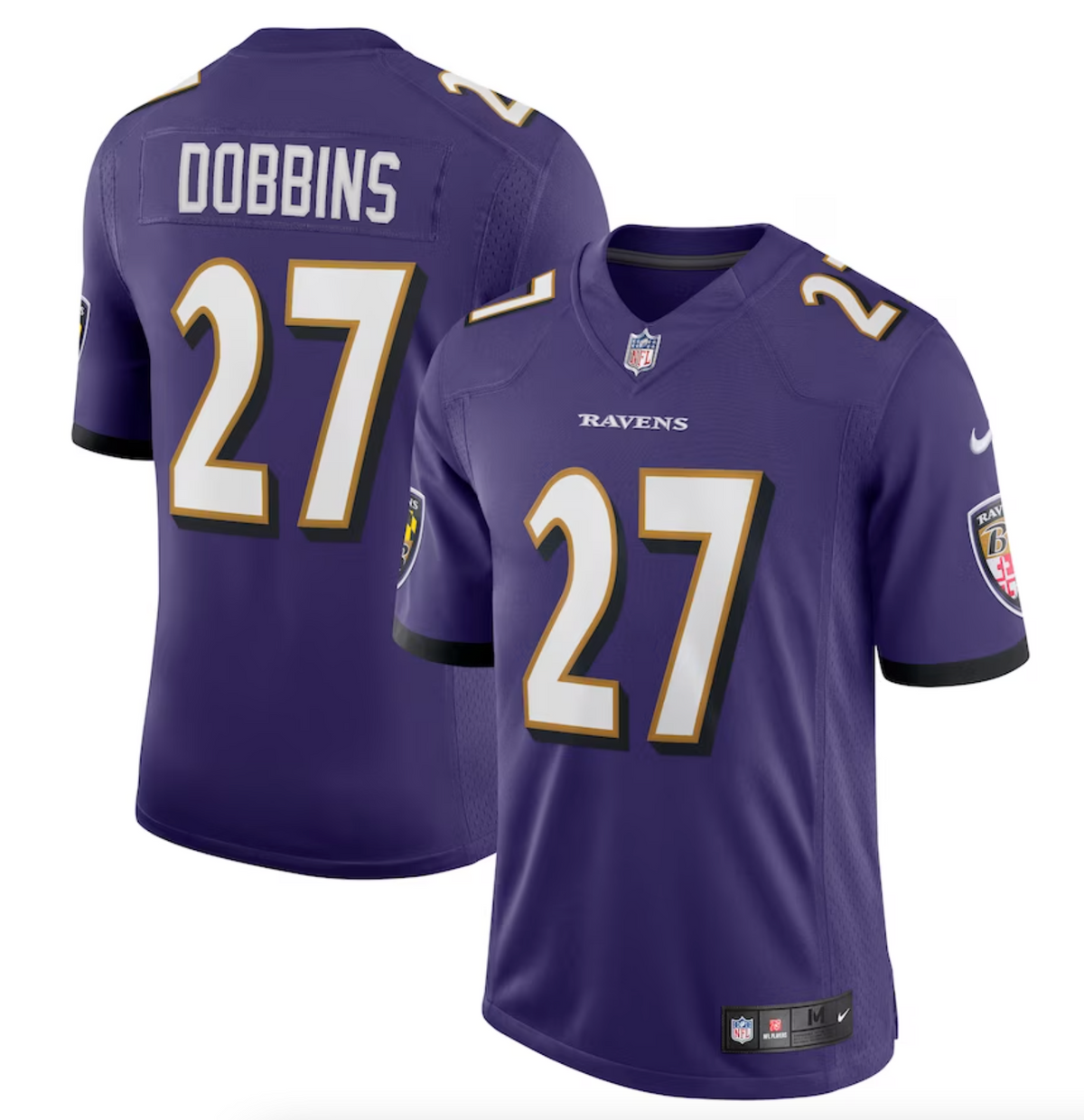 Men's Baltimore Ravens J.K. Dobbins Nike Purple Vapor Limited Jersey