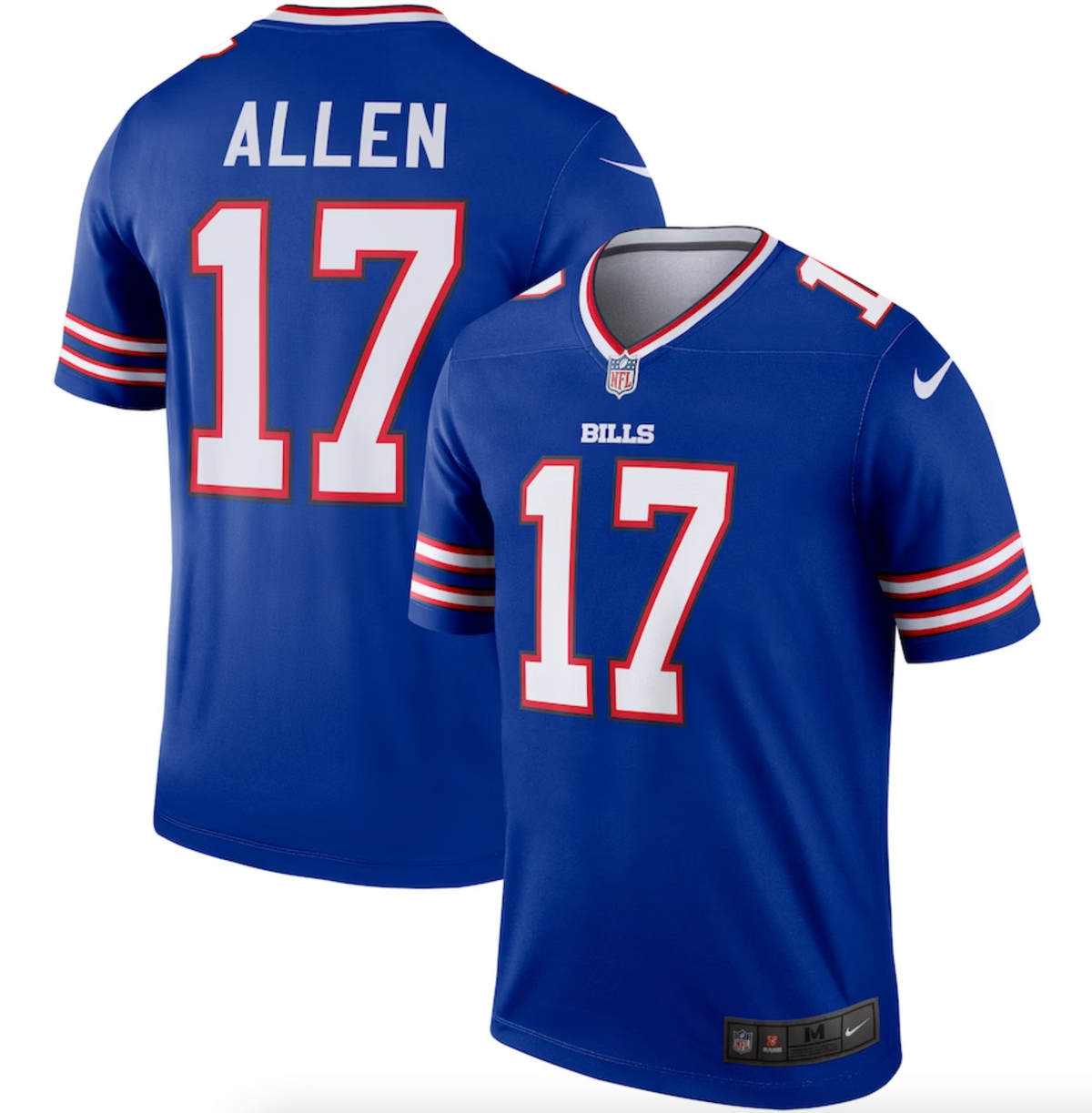 Men's Buffalo Bills Josh Allen Nike Royal Legend Jersey