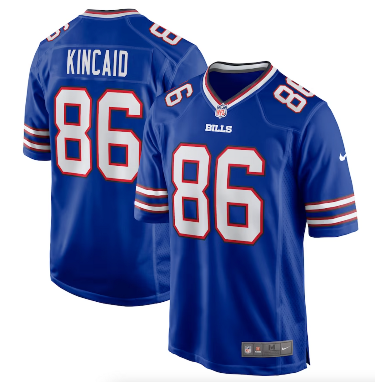 Men's Buffalo Bills Dalton Kincaid Nike Royal 2023 NFL Draft First Round Pick Game Jersey