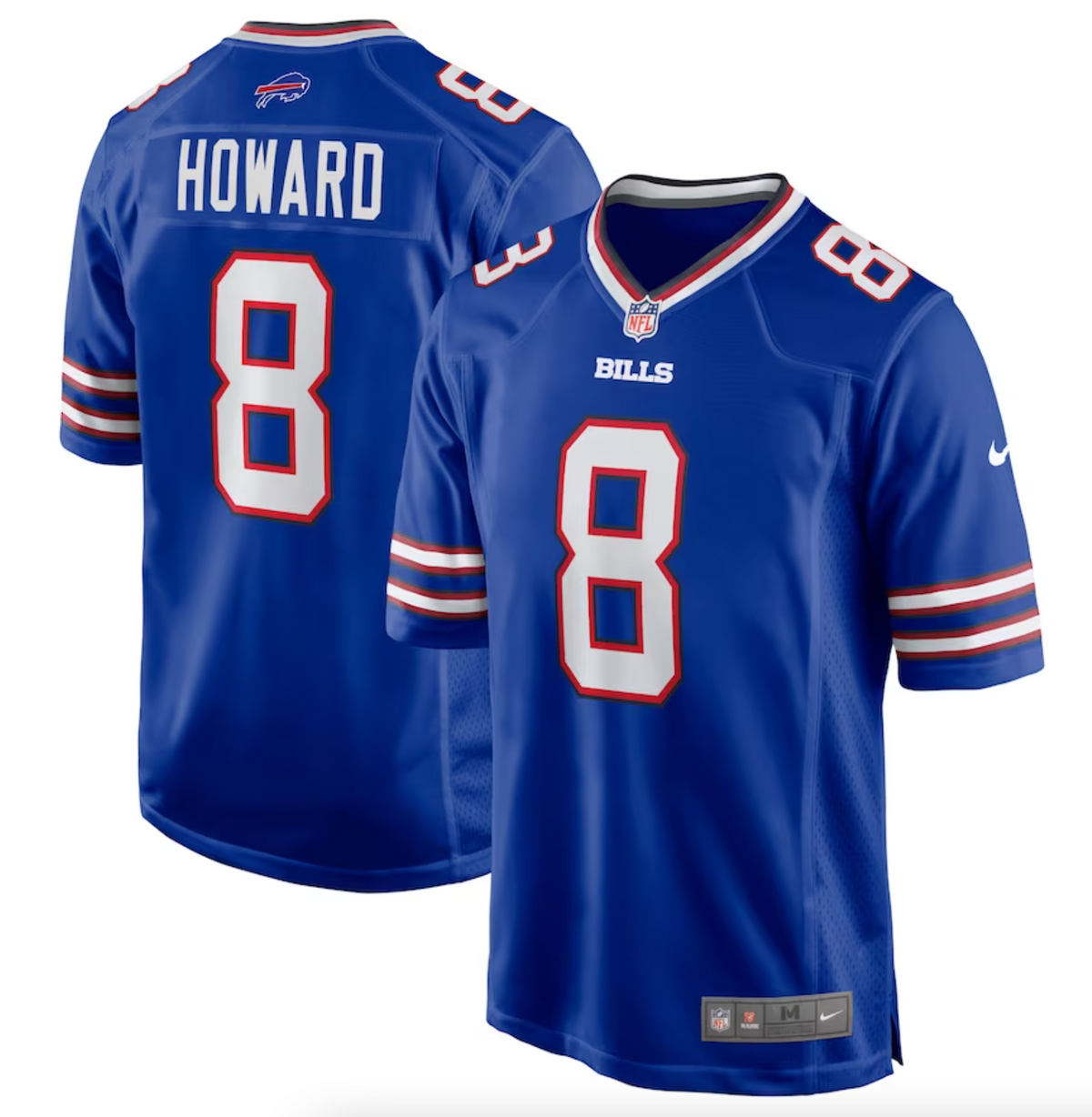 Men's Buffalo Bills O.J. Howard Nike Royal Player Game Jersey