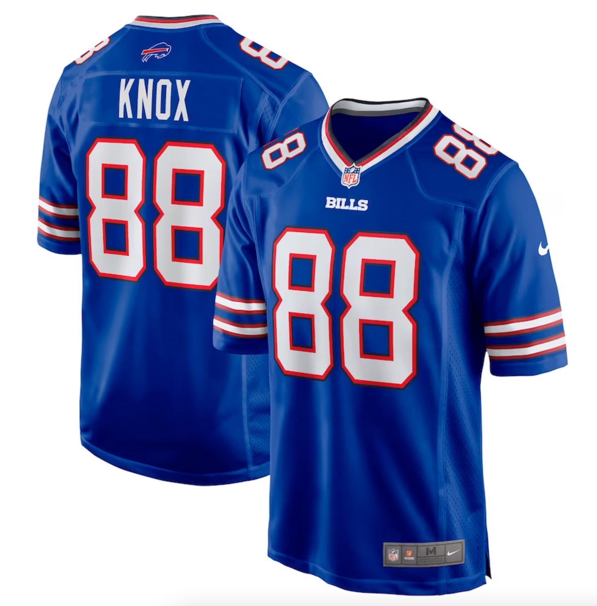 Men's Buffalo Bills Dawson Knox Nike Royal Game Jersey