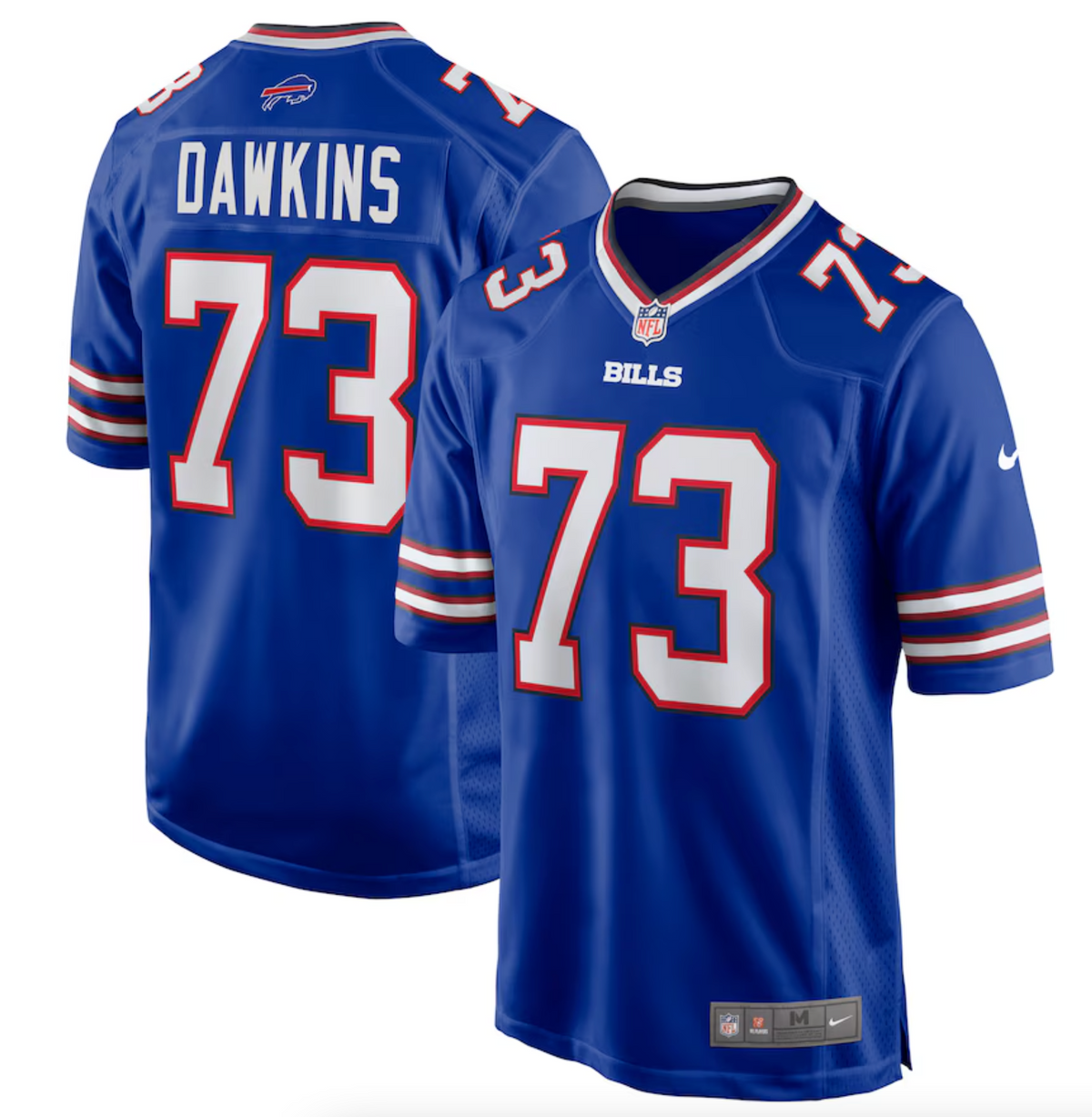 Men's Buffalo Bills Dion Dawkins Nike Royal Game Player Jersey