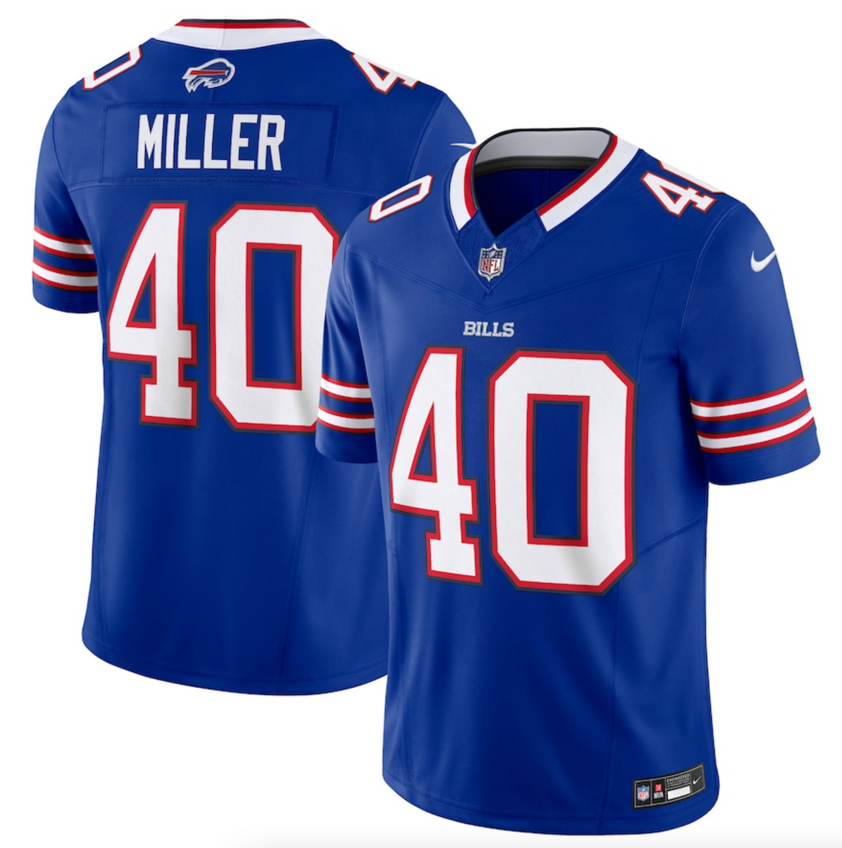 Men's Buffalo Bills Von Miller Nike Royal Vapor F.U.S.E. Limited Jersey