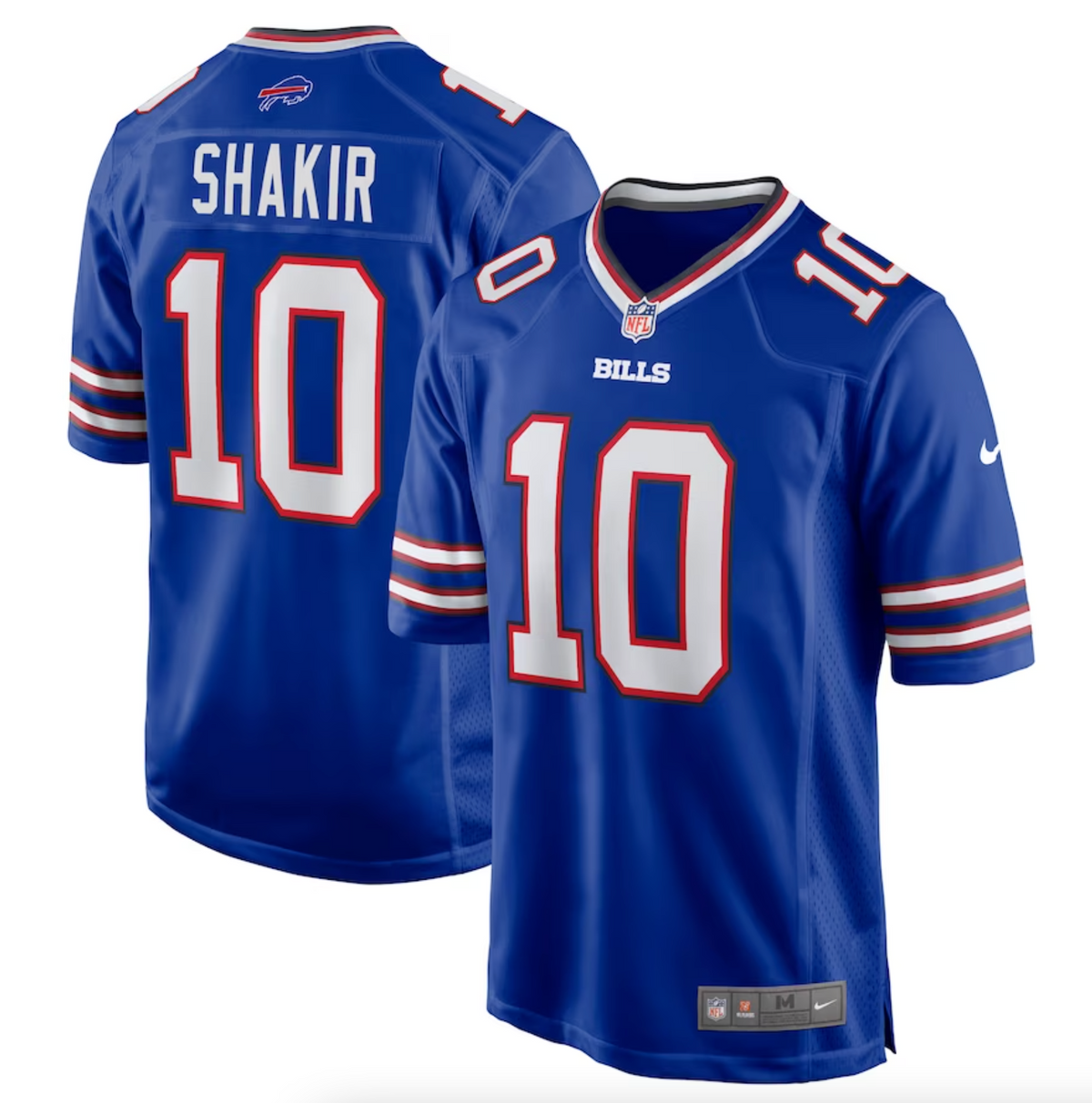 Men's Buffalo Bills Khalil Shakir Nike Royal Game Jersey