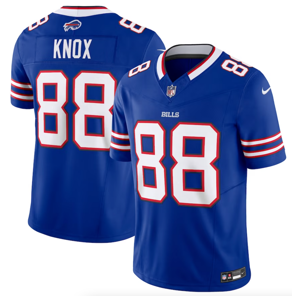 Men's Buffalo Bills Dawson Knox Nike Royal Vapor F.U.S.E. Limited Jersey