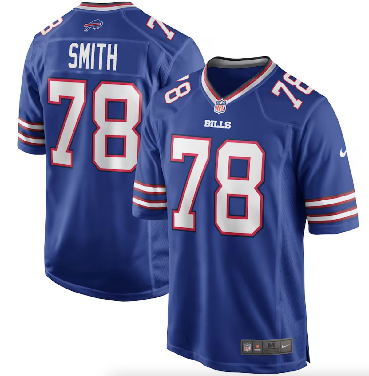 Men's Buffalo Bills Bruce Smith Nike Royal Game Retired Player Jersey