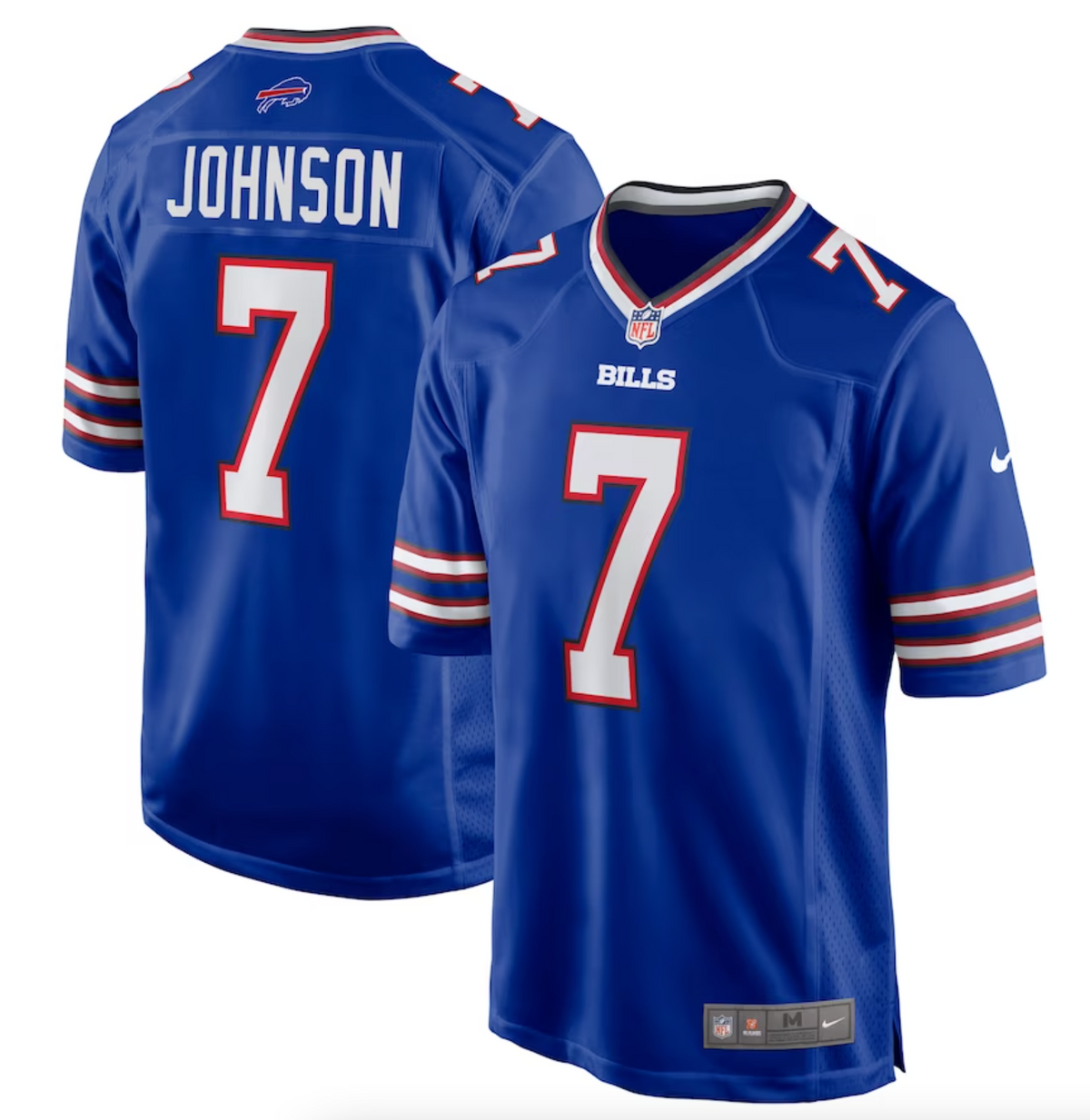 Men's Buffalo Bills Taron Johnson Nike Royal Game Jersey