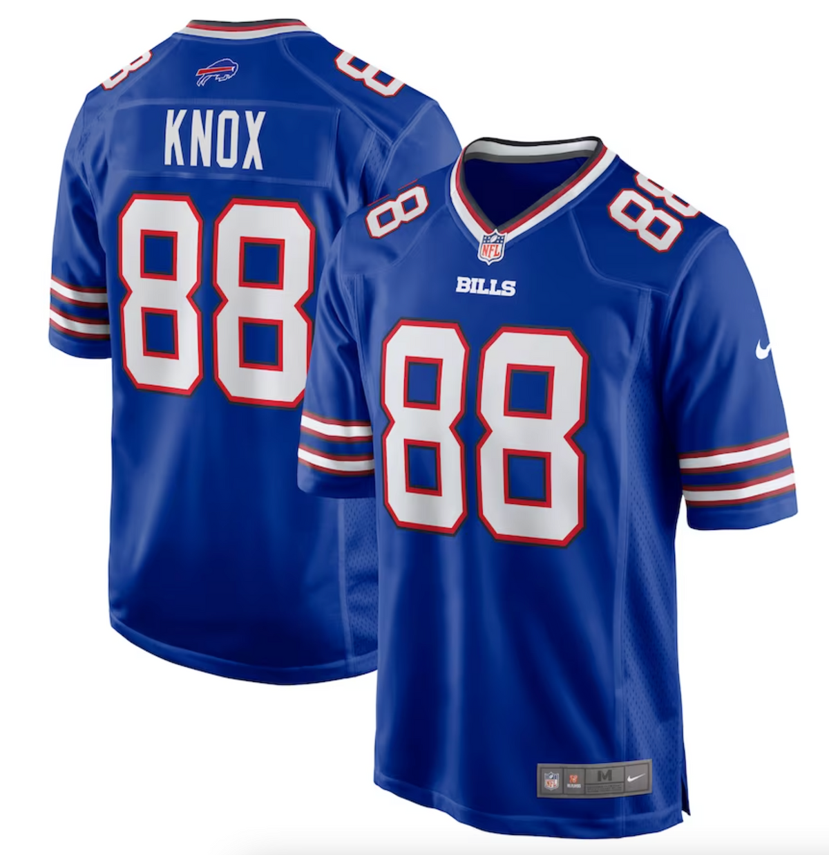 Men's Buffalo Bills Dawson Knox Nike Royal Game Player Jersey