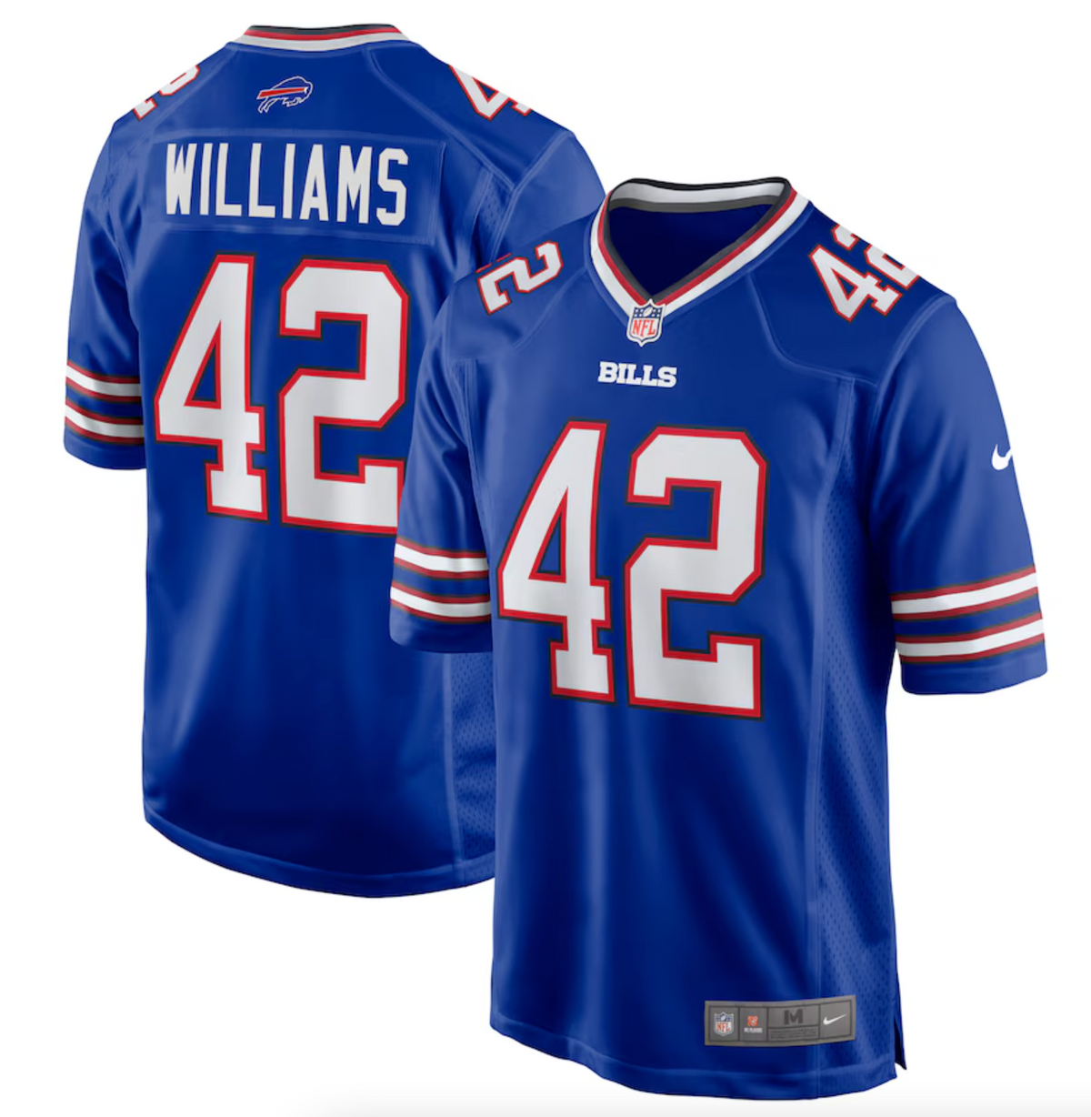 Men's Buffalo Bills Dorian Williams Nike Royal Home Game Jersey