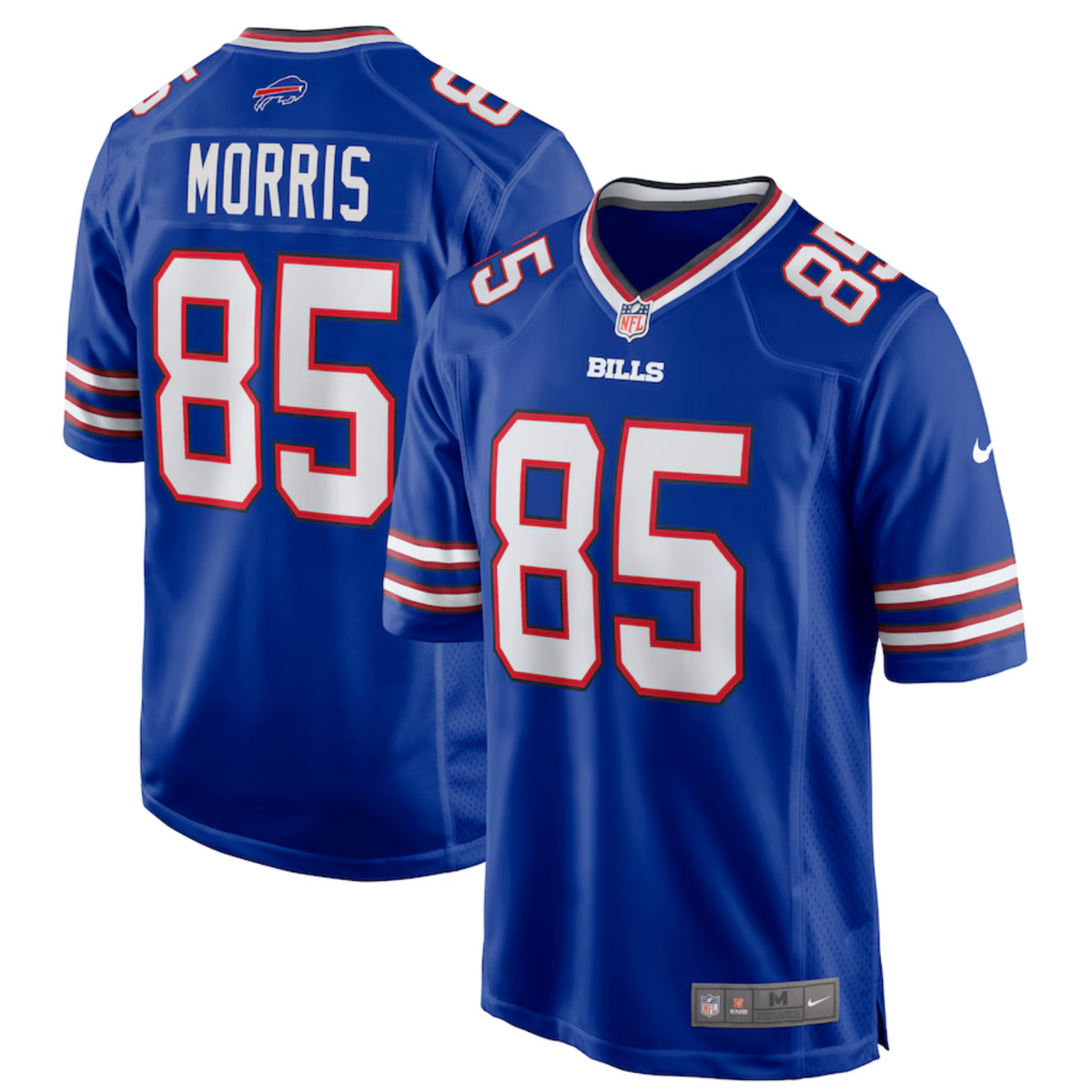 Men's Buffalo Bills Quintin Morris Nike Royal Game Player Jersey