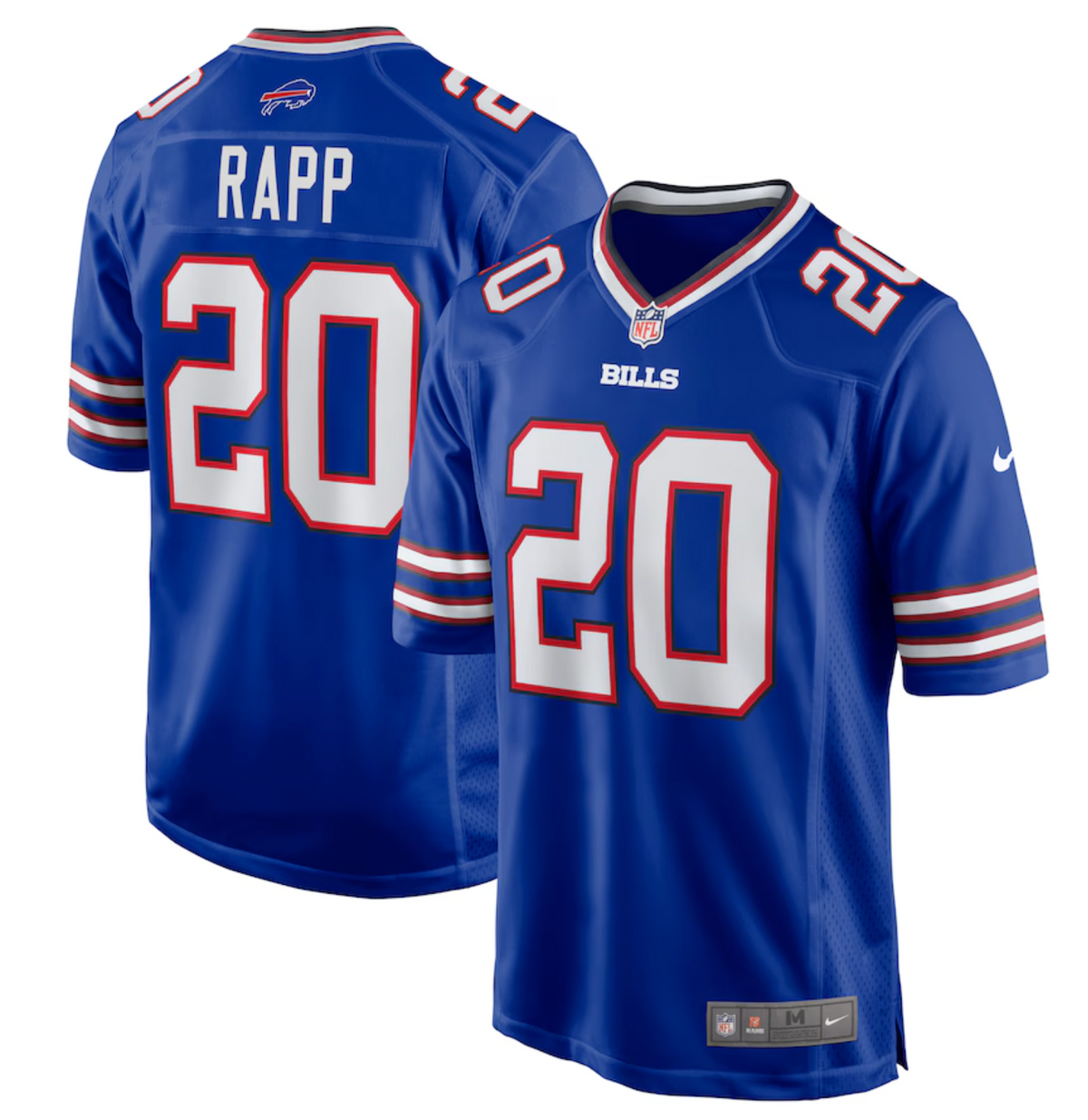 Men's Buffalo Bills Taylor Rapp Nike Royal Game Jersey