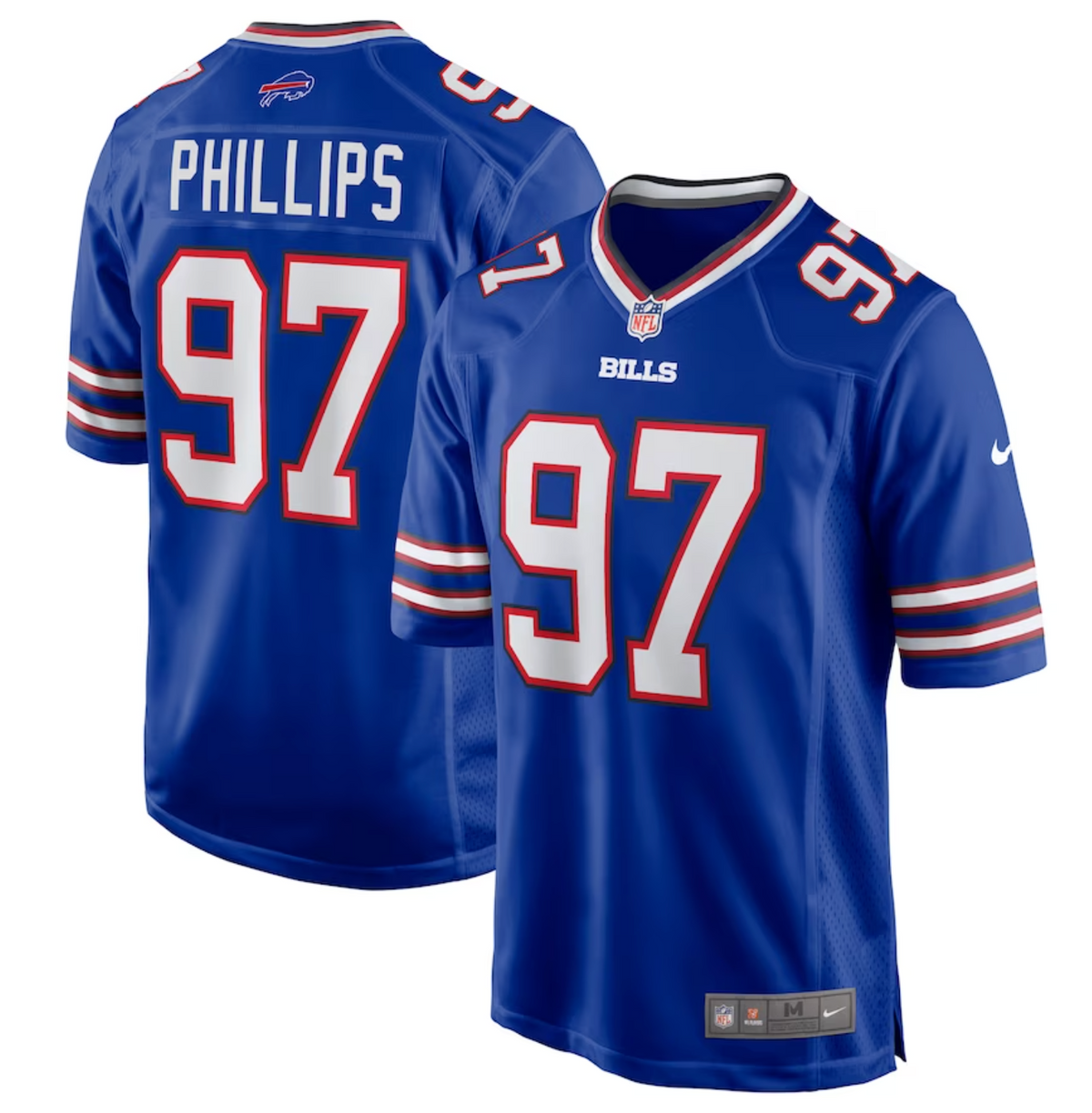 Men's Buffalo Bills Jordan Phillips Nike Royal Game Jersey